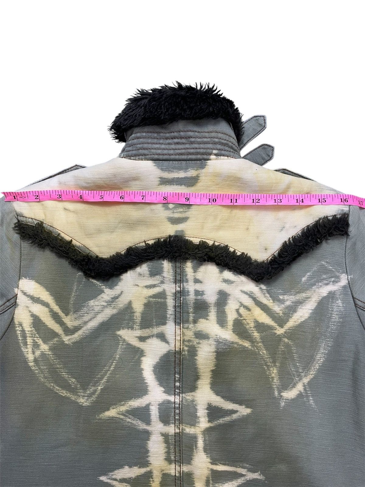 20471120 2000s MISS 503 GOA STYLE Avant-Garde FAUXFUR JACKET Size US M / EU 48-50 / 2 - 18 Thumbnail