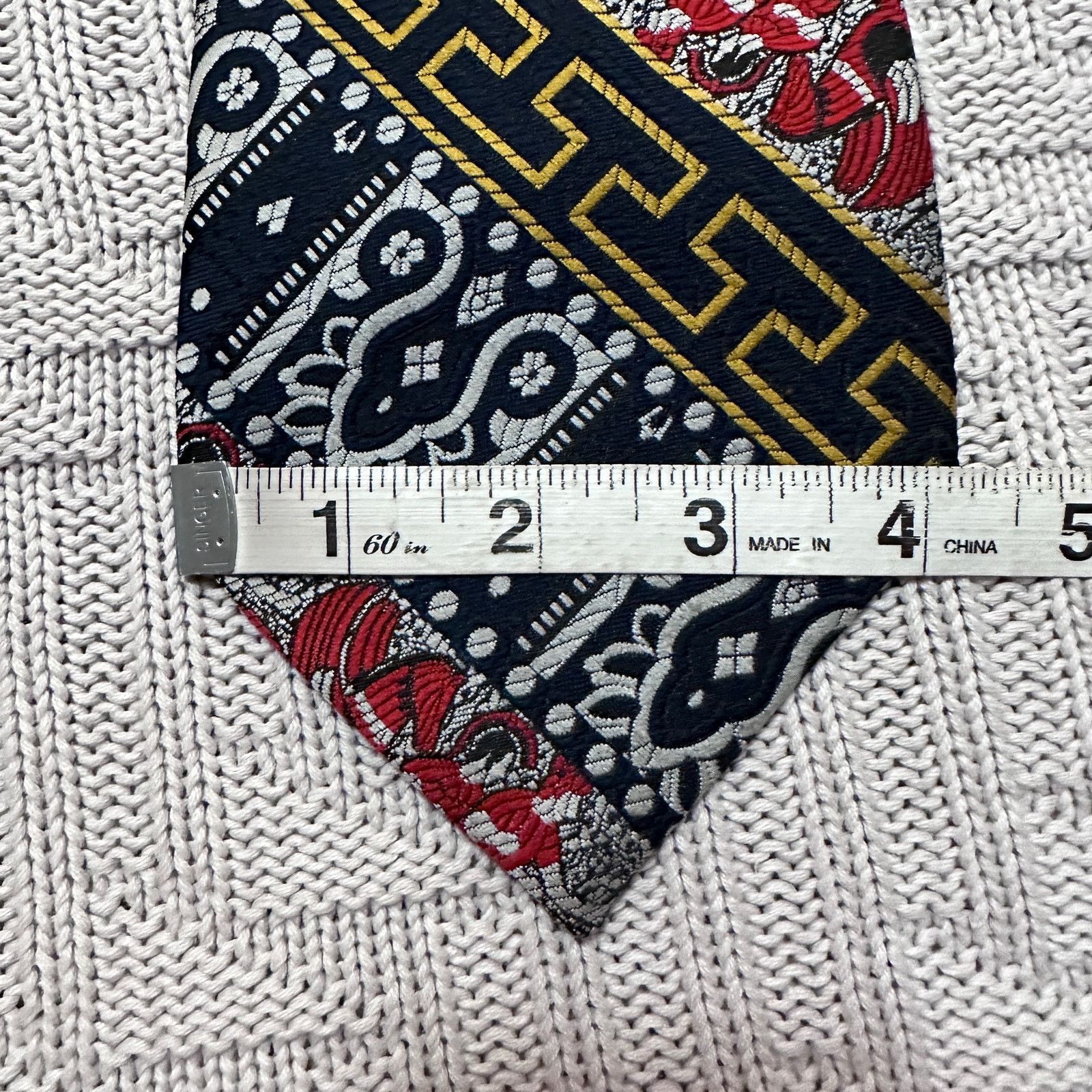 Oleg Cassini Vintage Oleg Cassini Grecian Pegasus print tie Size ONE SIZE - 5 Thumbnail