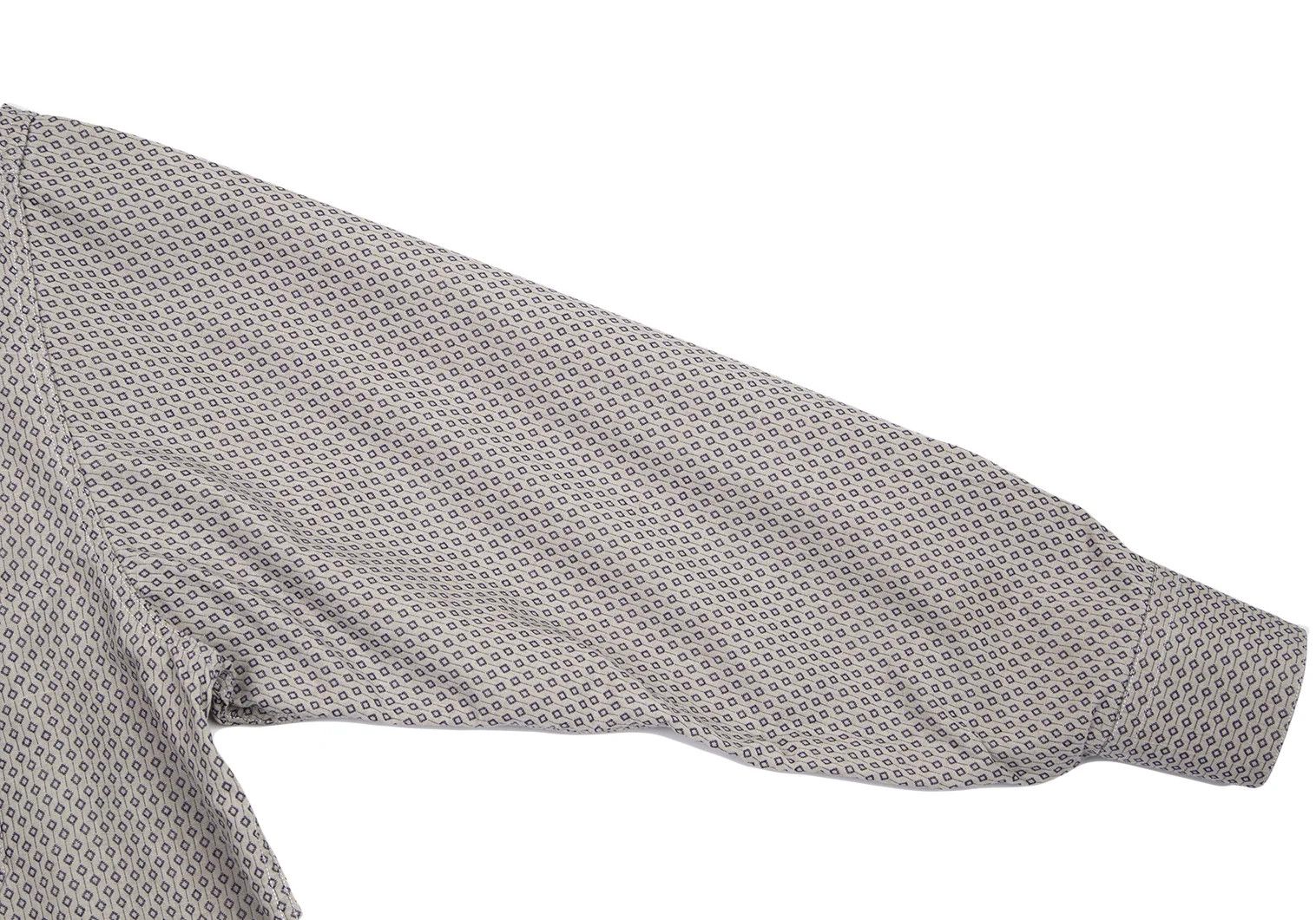 Emporio Armani Button-Down Shirt with Pattern in Gray and Navy, Size L Size US L / EU 52-54 / 3 - 9 Thumbnail