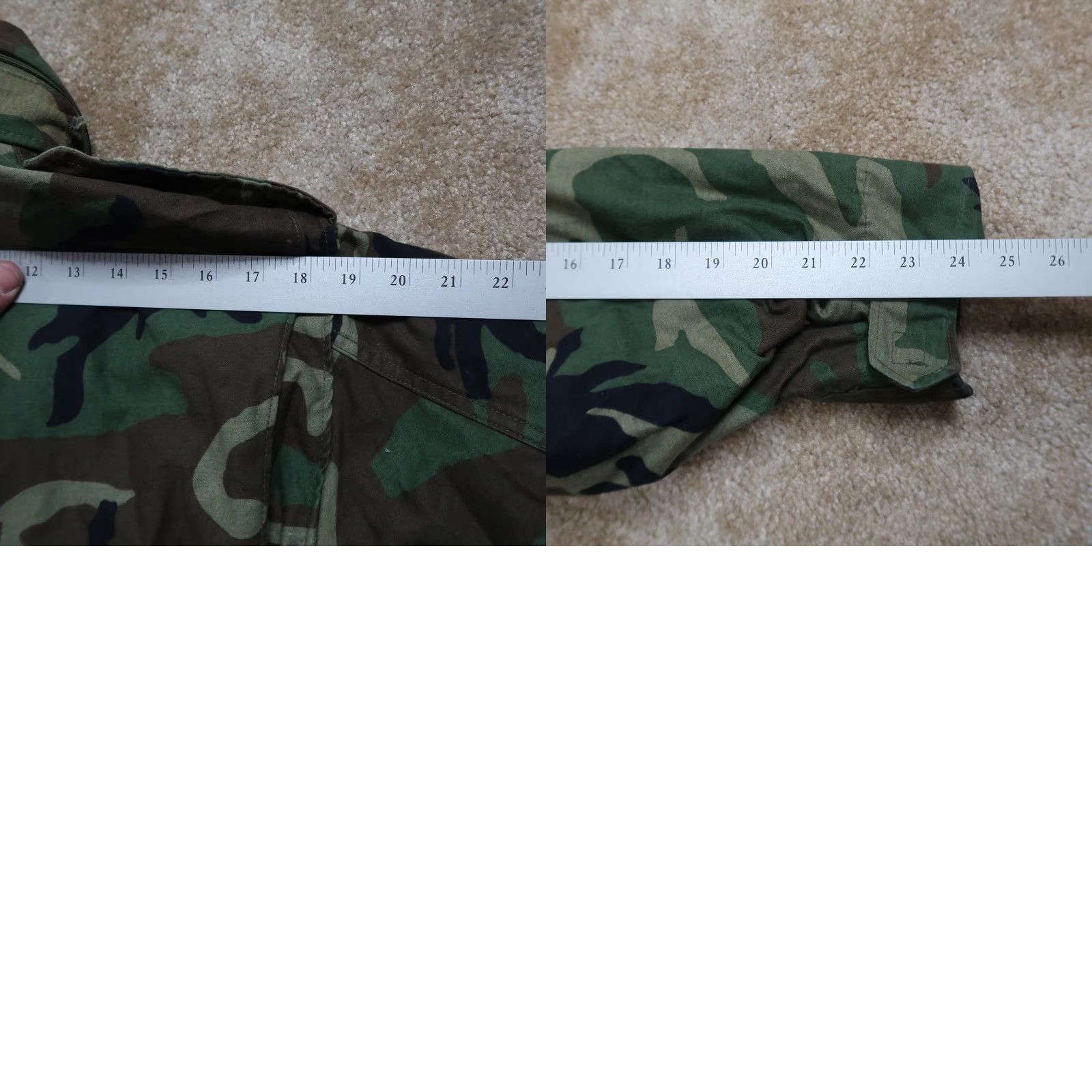 Vintage VINTAGE US ARMY Woodland Field Jacket Small Regular M65 / Military Jacket / Green / Camouflage / Full Zip / Hooded / Pockets / 80s / Men / Jacket Size US S / EU 44-46 / 1 - 8 Thumbnail