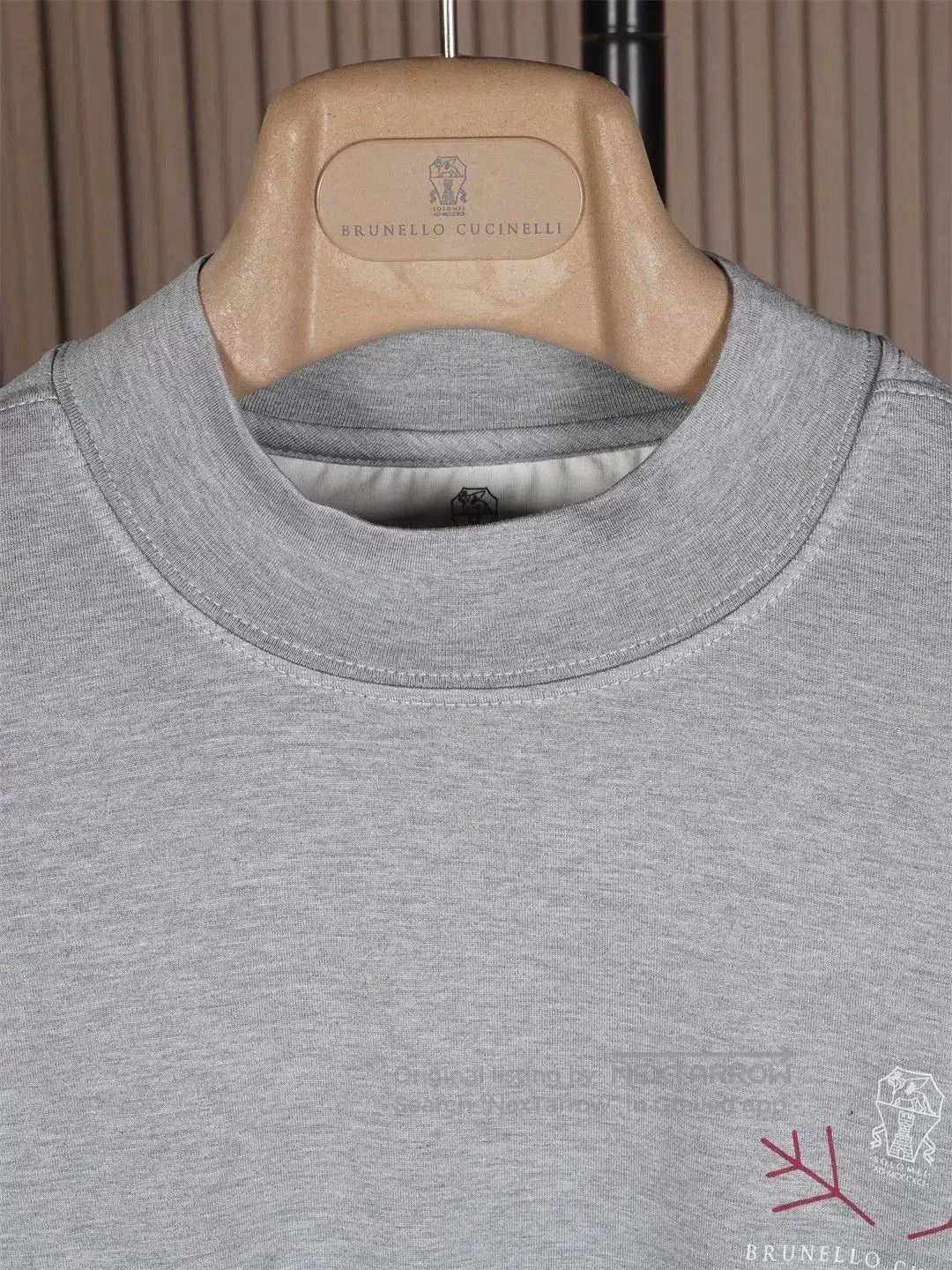 Brunello Cucinelli Brunello Cucinelli Men's Gray Long Sleeve Tee. Size US M / EU 48-50 / 2 - 2 Thumbnail