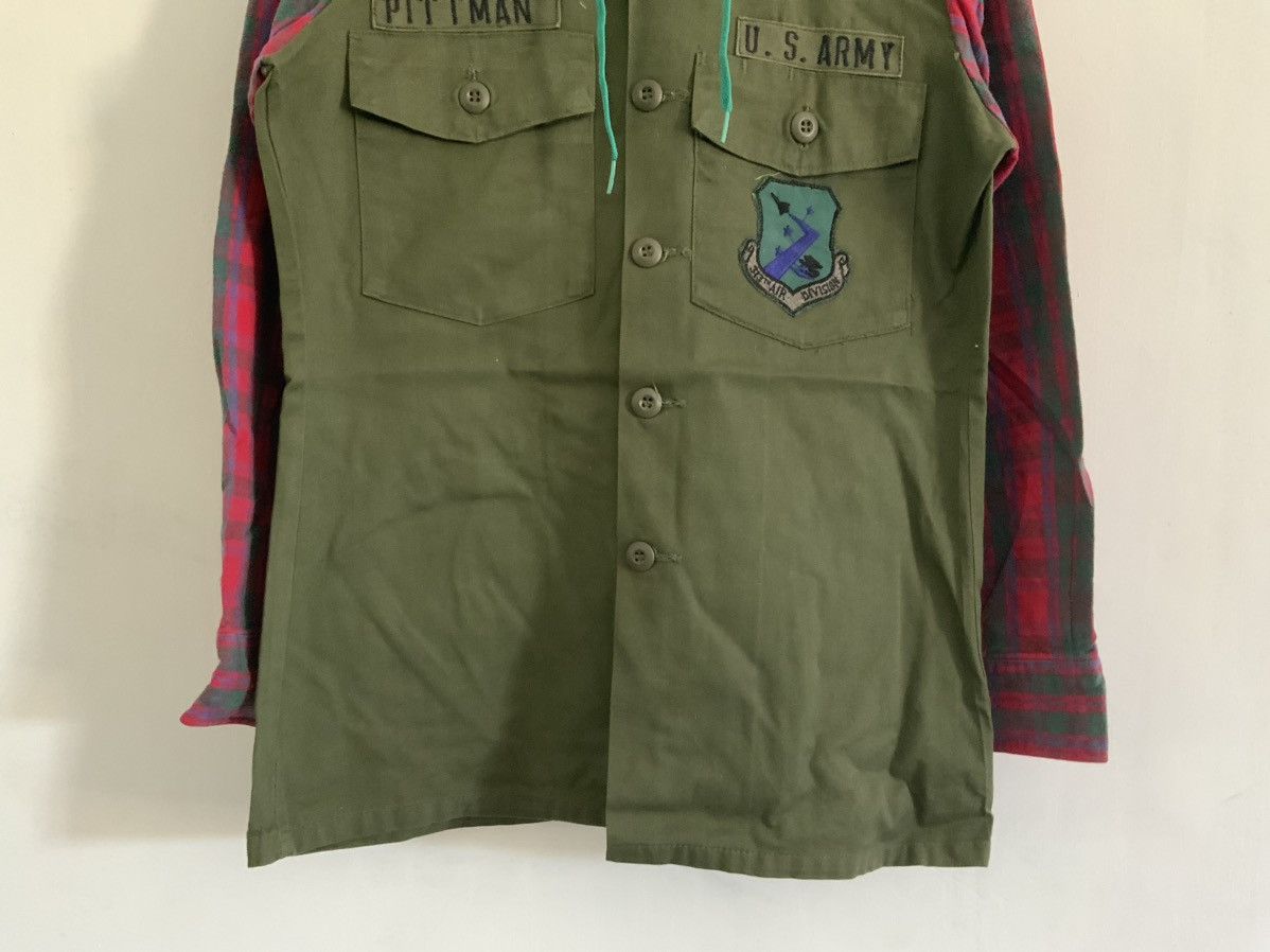 14th Addiction Vintage Custom Pittman Us Army Patchwork Utility Hoodie Size US M / EU 48-50 / 2 - 4 Thumbnail