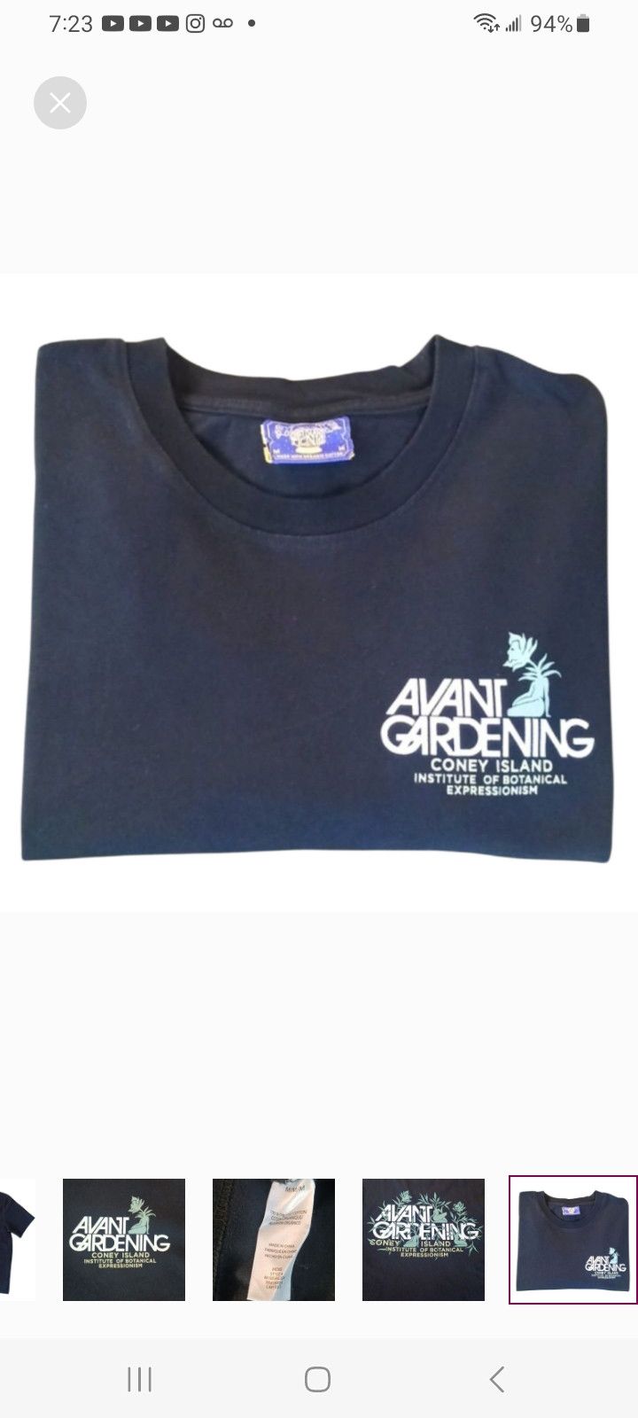 Other CONEY ISLAND PICNIC 'Avant Gardening' Long-Sleeve T-Shirt Size US M / EU 48-50 / 2 - 8 Thumbnail