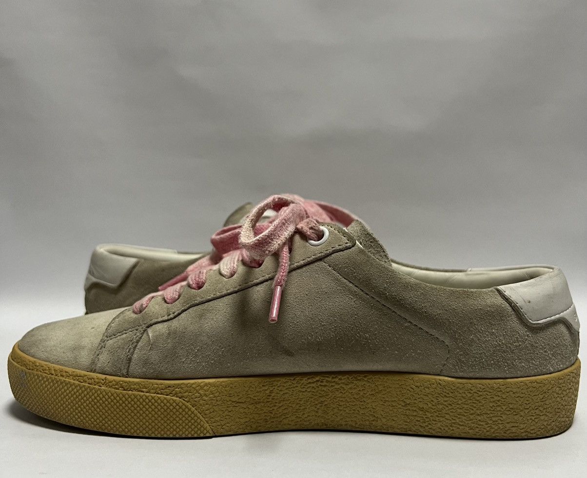 Saint Laurent Paris Saint Laurent Wmns Court Classic SL-06 Optic White Fluo Pink Size US 6 / IT 36 - 9 Thumbnail