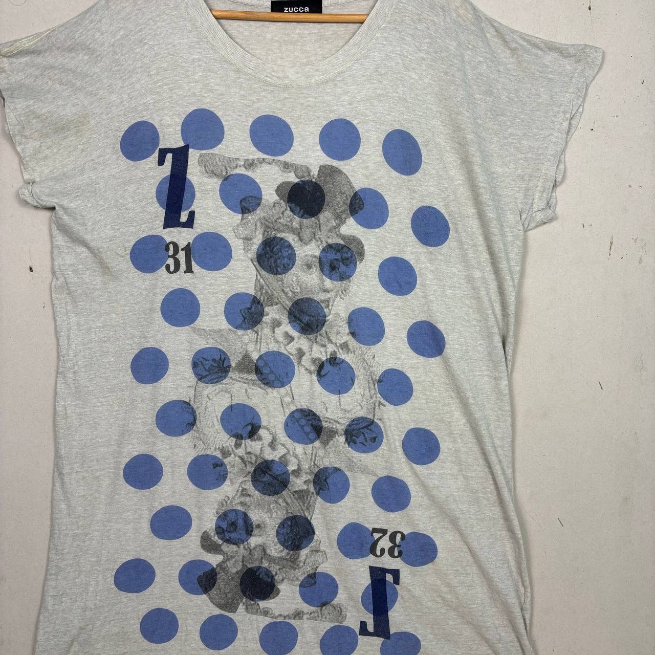 Zucca ZUCCa Polka Dot Clown Graphic Baggy Tee Japan M Issey Miyake Size US M / EU 48-50 / 2 - 3 Thumbnail