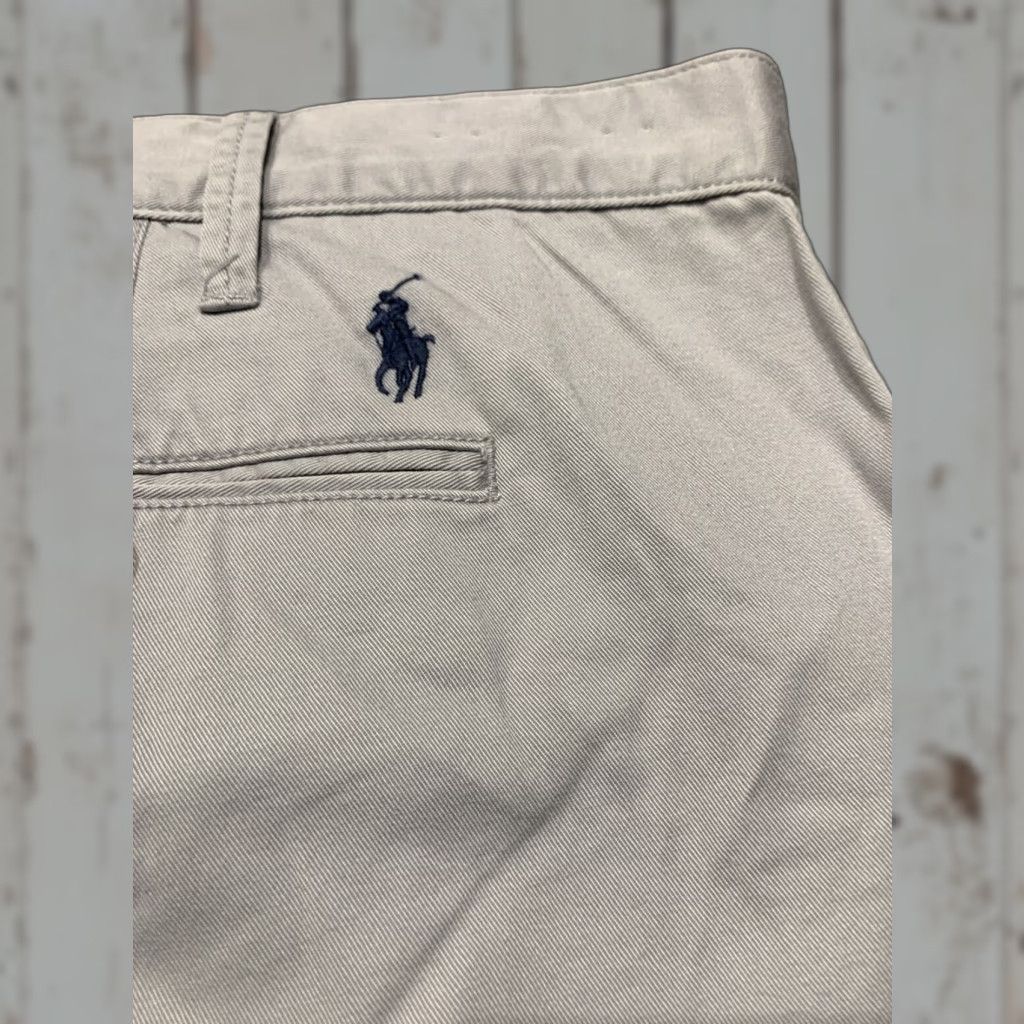 Polo Ralph Lauren VINTAGE Polo Ralph Lauren Chino Shorts Relaxed Fit Size 40 Men Gray Preowned Size US L / EU 52-54 / 3 - 1 Thumbnail