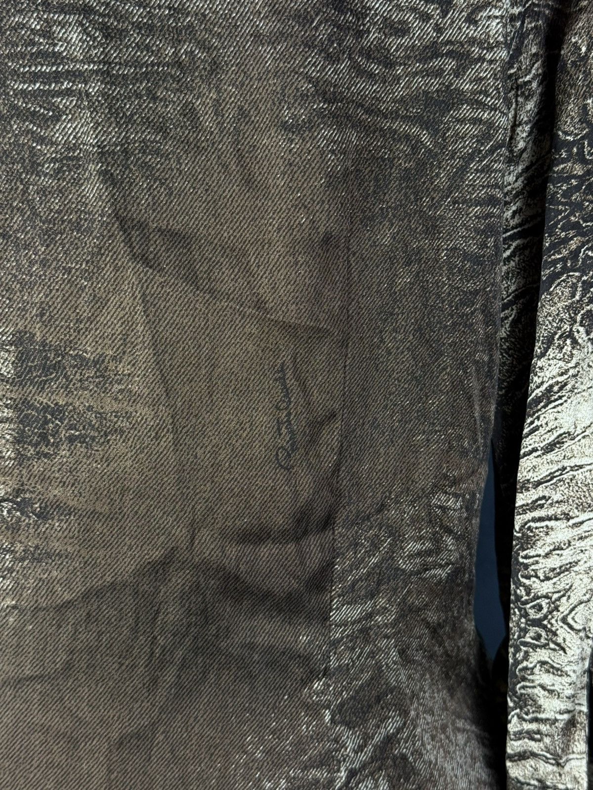 Roberto Cavalli VTG Roberto Cavalli Silk Snakeskin Print Long Sleeve Button Size S / US 4 / IT 40 - 13 Thumbnail