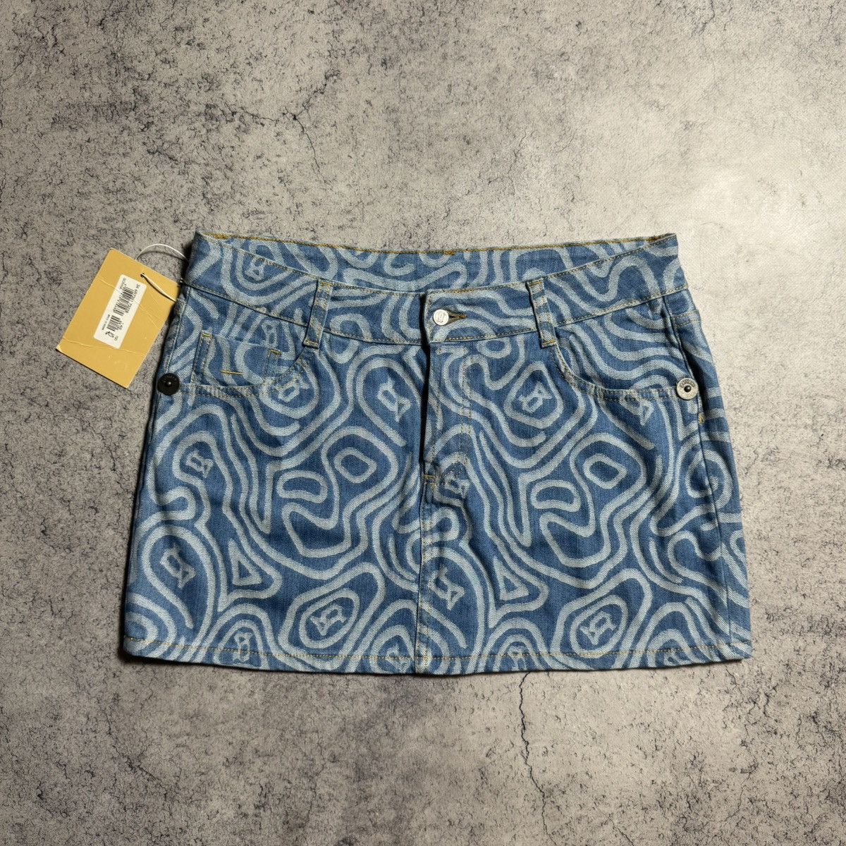 John Galliano NEW Galliano Y2K 00s Mini Shorts Size 28" / US 6 / IT 42 - 1 Thumbnail