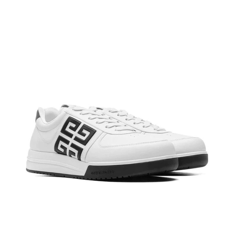 Givenchy Givenchy G4 Leather Low-Top Laced Fashion Sneakers, Men's Size US 10 / EU 43 - 8 Thumbnail