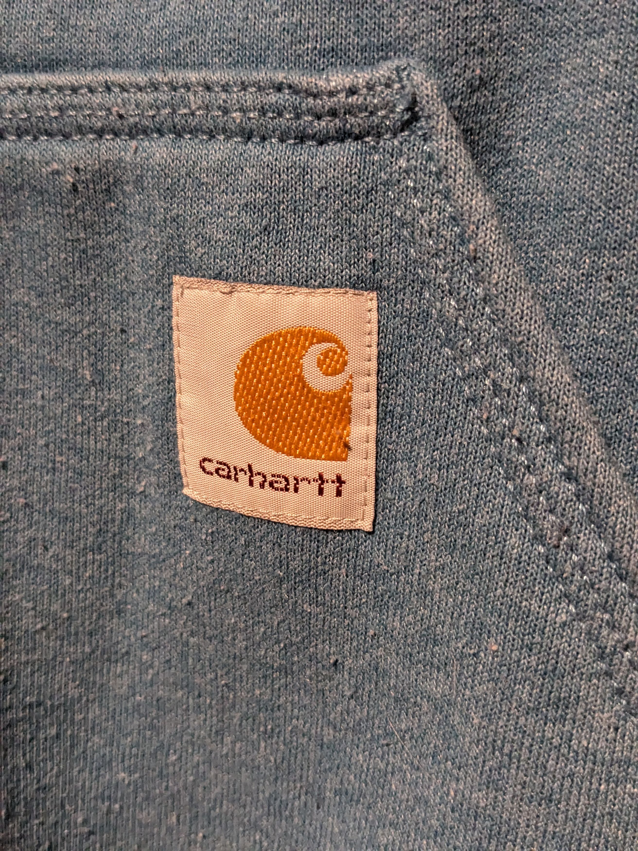 Carhartt × Designer Carhartt Logo Loose Fit Blue Medium Hoodie Size US M / EU 48-50 / 2 - 3 Thumbnail