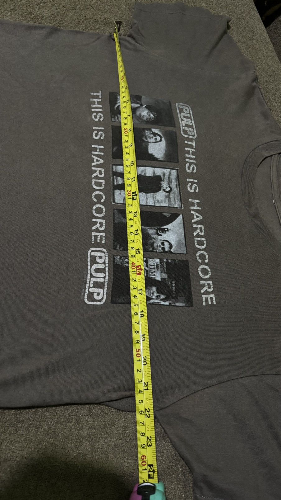 Band Tees Vintage Pulp This is hard core tee oasis blur Size US L / EU 52-54 / 3 - 5 Thumbnail