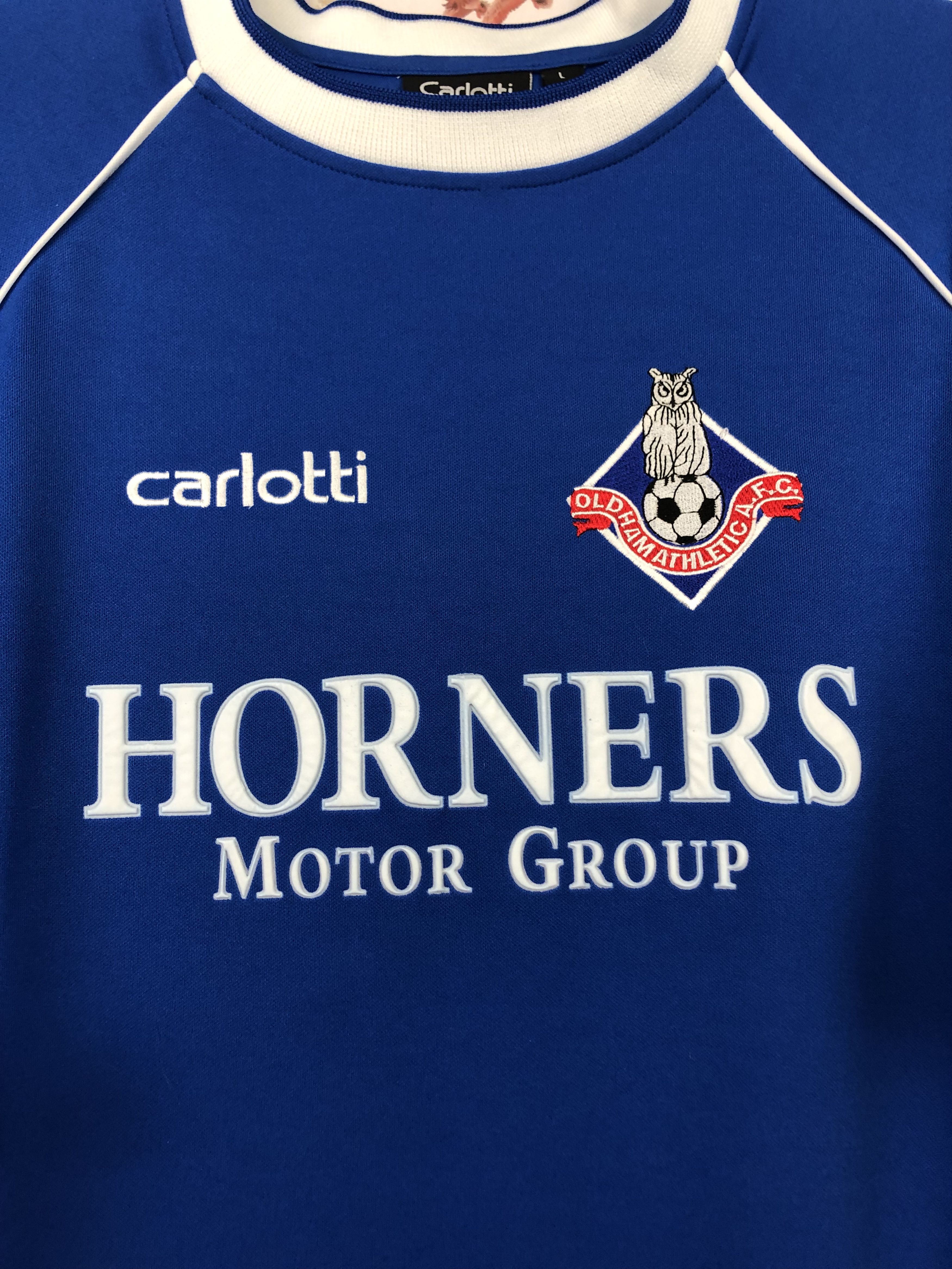 Vintage Oldham Athletic football shirt Soccer #18 Wilkinson Jersey Size US L / EU 52-54 / 3 - 5 Thumbnail