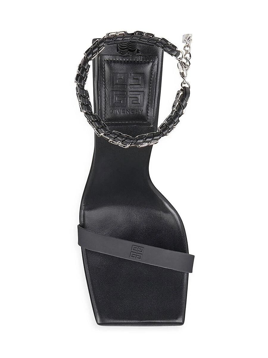 Givenchy o1loc1c0724 Heeled Sandals in Black Size US 10 / IT 40 - 3 Thumbnail