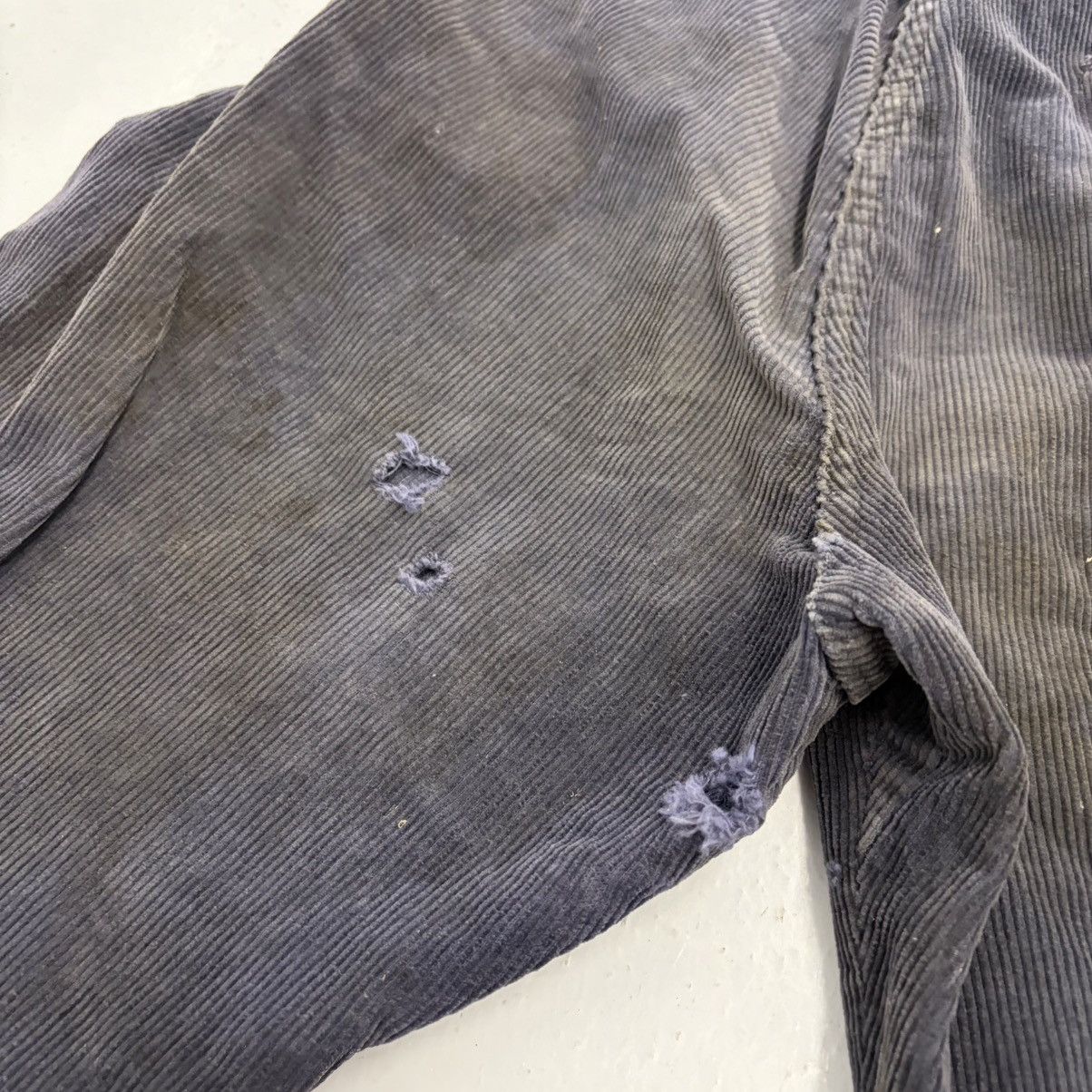 Other Vintage 40s Navy Faded Drop Loop Workwear Corduroys 26x25 Size 26" / US 2 / IT 38 - 4 Thumbnail