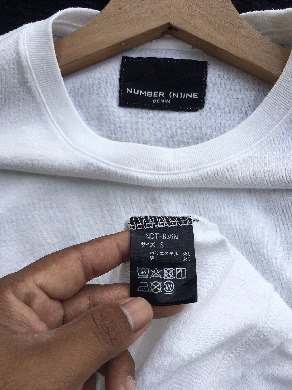 Number (N)ine Rare Number Nine (n) Denim Stars Tshirt Size US S / EU 44-46 / 1 - 15 Thumbnail