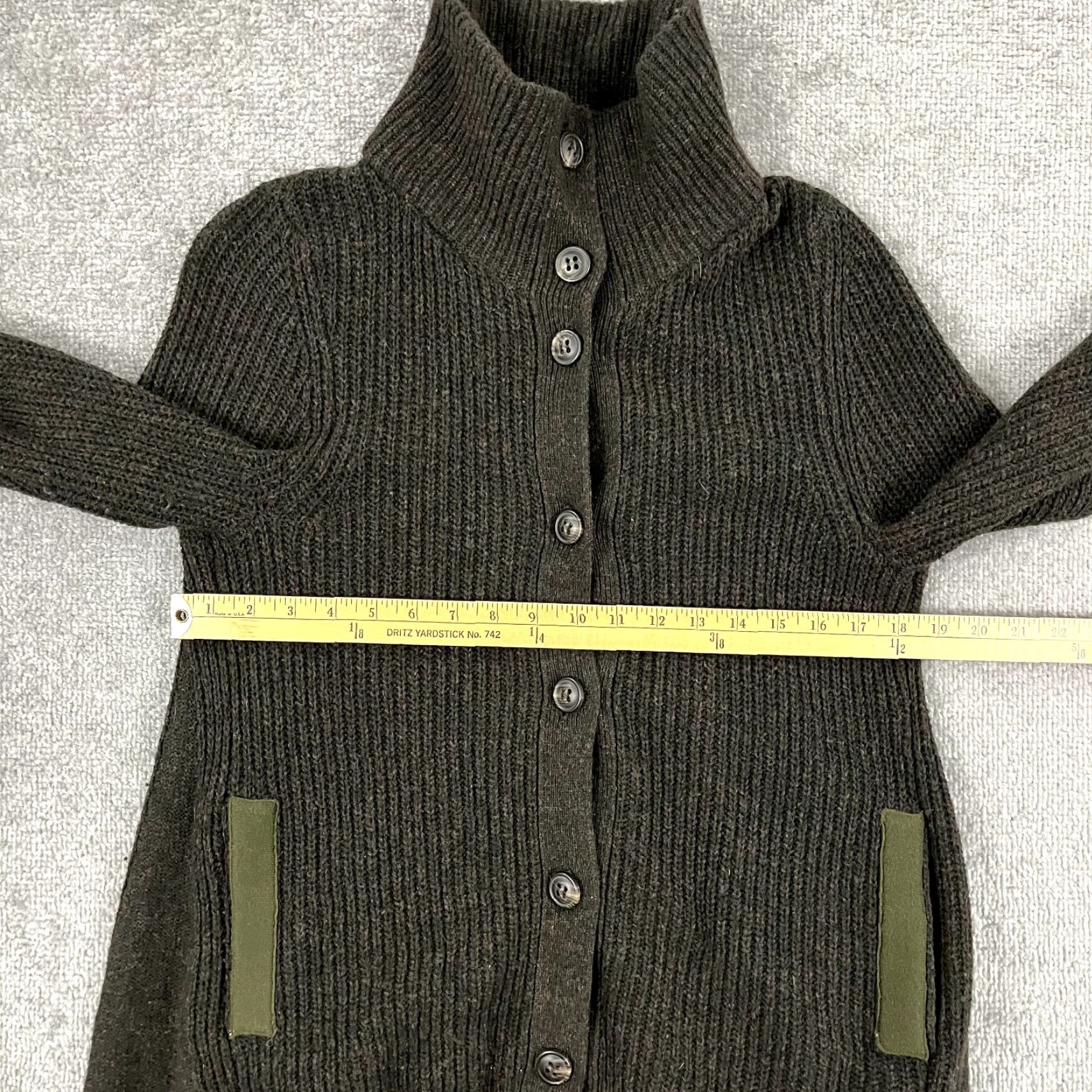 Anthropologie Anthropologie SLEEPING ON SNOW Cardigan Sweater Womens Small Wool Blend Pockets Size S / US 4 / IT 40 - 5 Thumbnail