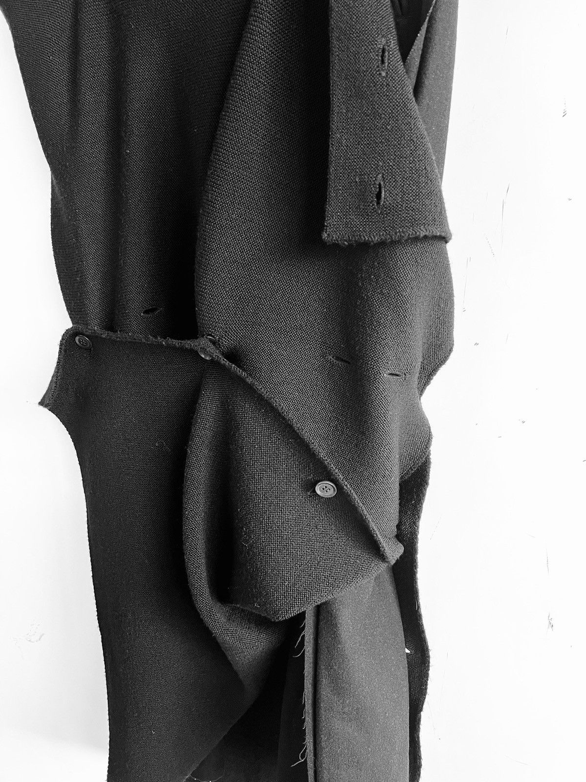 Yohji Yamamoto Yohji Yamamoto Pour Homme - Wool Layered Wrap Pants Size US 30 / EU 46 - 5 Thumbnail