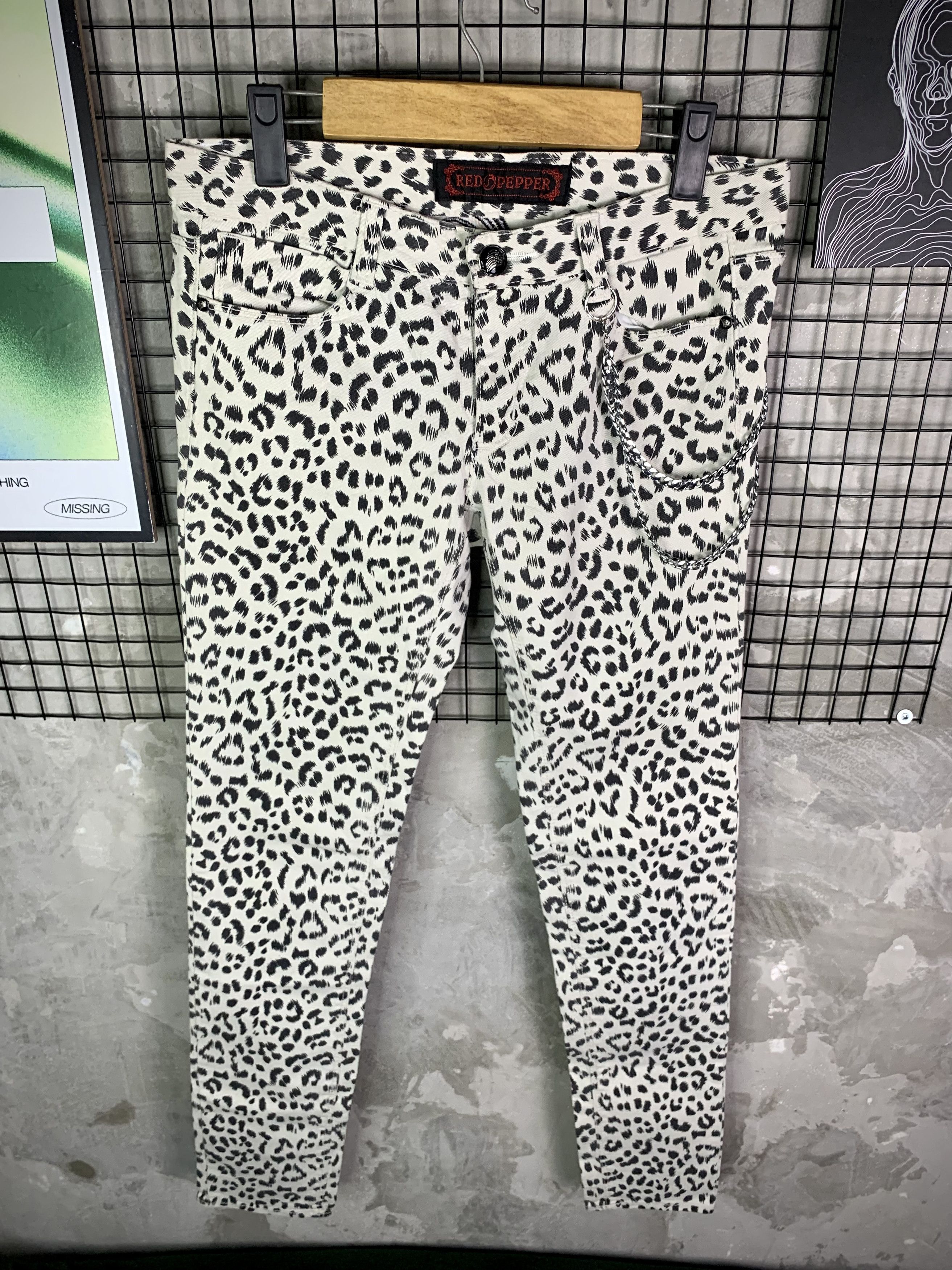 Japanese Brand Red Pepper Leopard Print Punk Grunge Pants Size US 28 / EU 44 - 4 Thumbnail