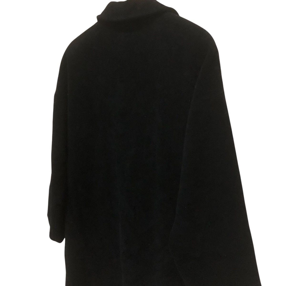 Versace 2001 lana Wool Cloaked Coat Black Jacket Size L / US 10 / IT 46 - 17 Thumbnail