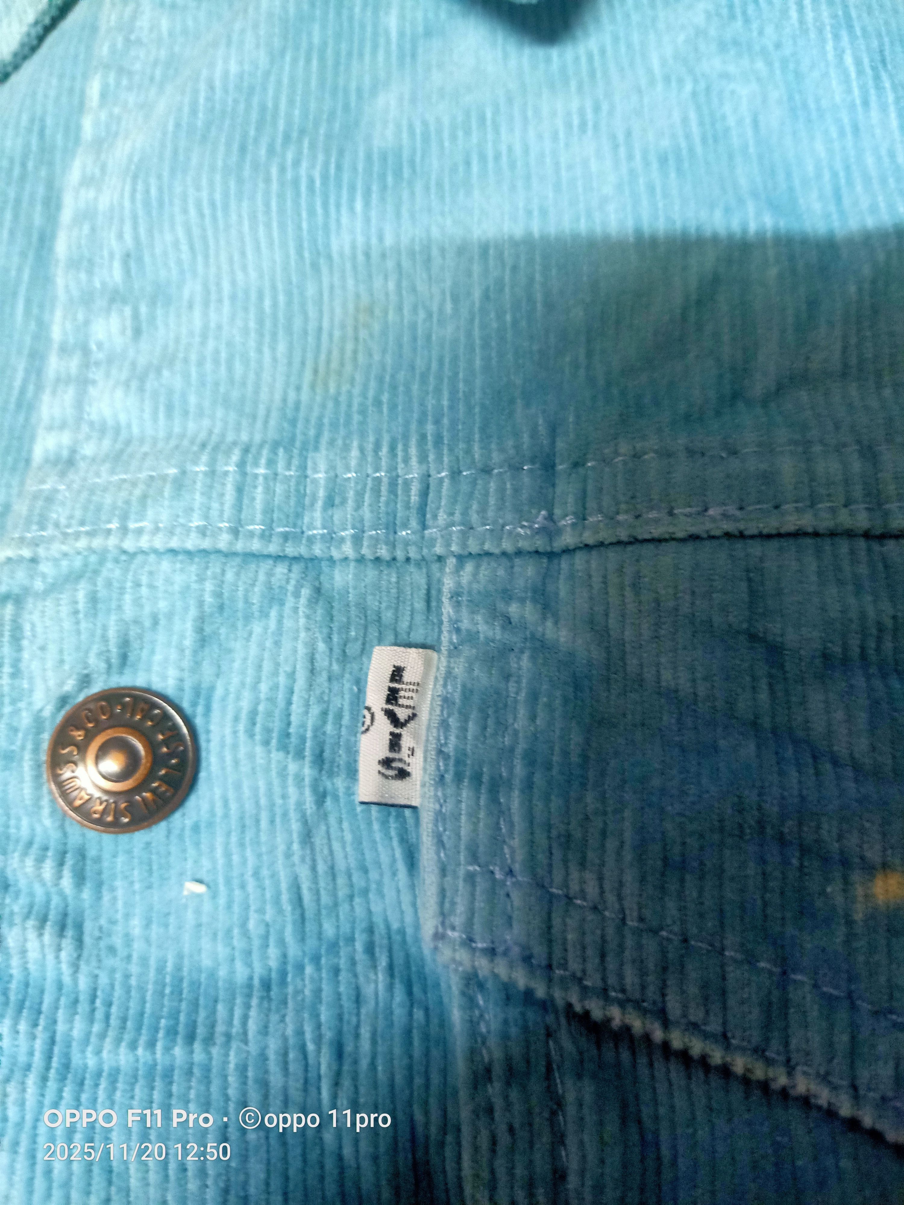 Levi's Vintage Clothing 🌟Levis Denim Big E Trucker Conduroy🌟 Size US S / EU 44-46 / 1 - 4 Thumbnail