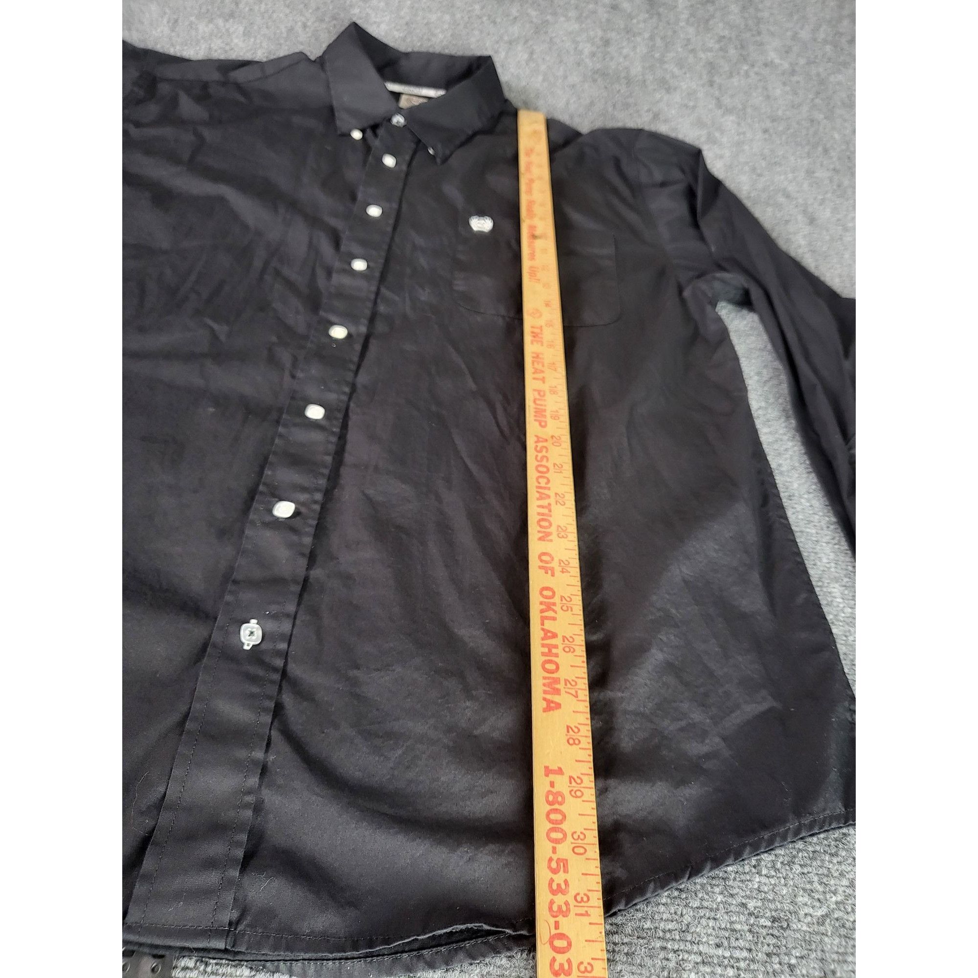CINCH Cinch Button Up Shirt Men Sz L Black Long Sleeve Cowboy West Size US L / EU 52-54 / 3 - 3 Thumbnail