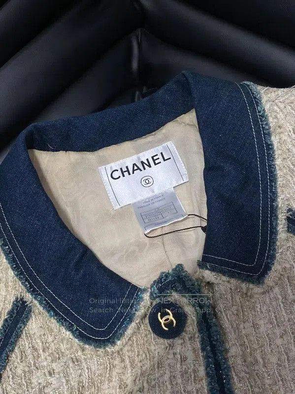 Chanel Chanel Beige Wool Embroidered Women's Jacket . Size M / US 6-8 / IT 42-44 - 8 Thumbnail