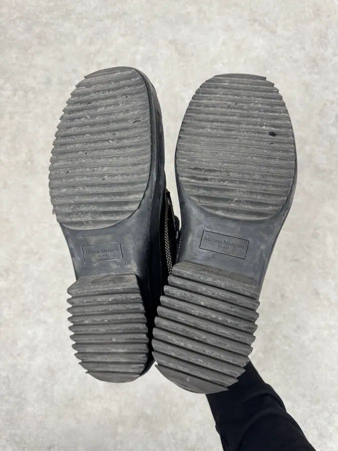 Maison Margiela Maison Margiela Cut Black Leather Boots Size US 10 / EU 43 - 5 Thumbnail