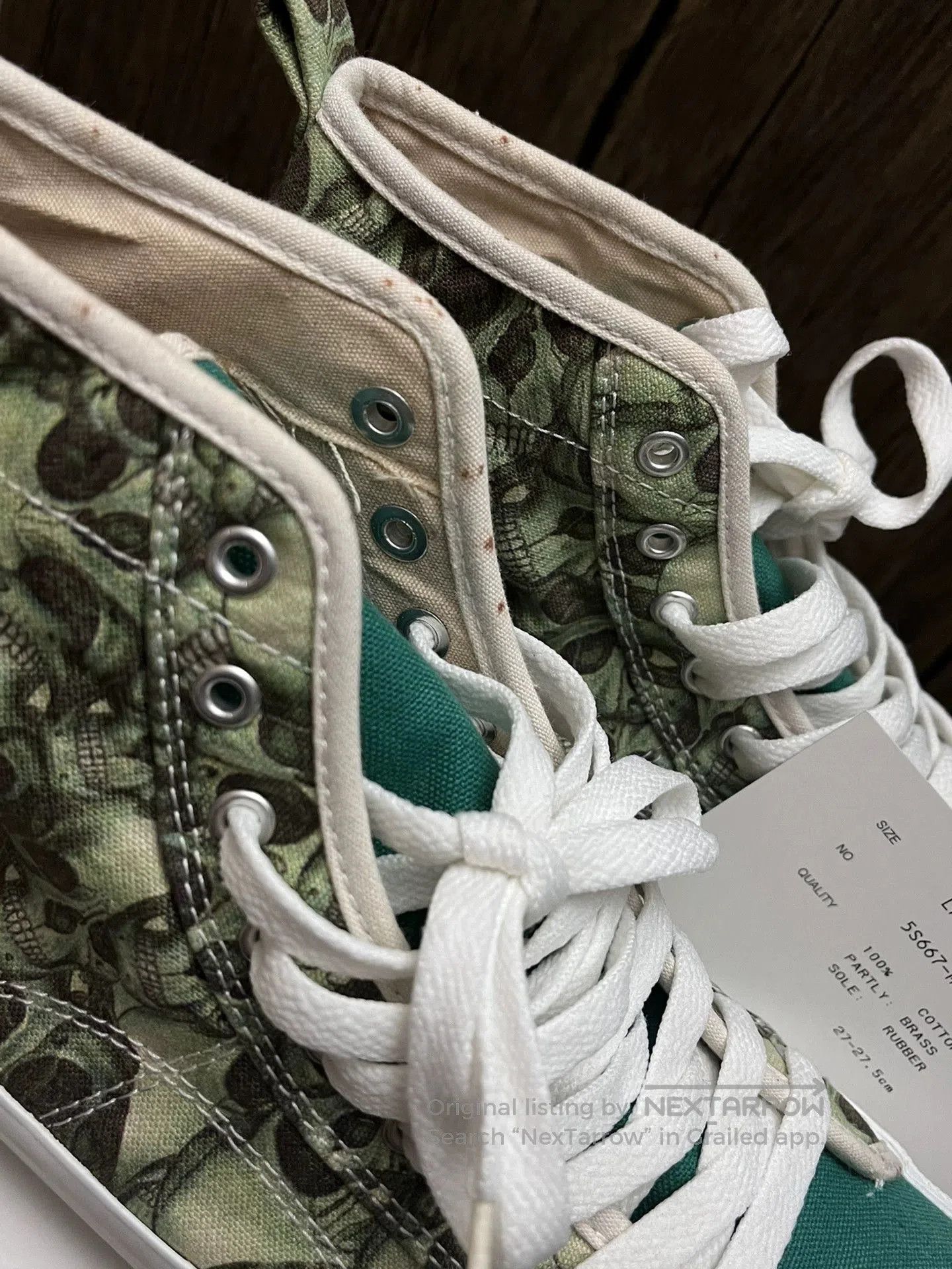 Undercover unique skull print high-top sneakers. Size US 9.5 / EU 42-43 - 2 Thumbnail