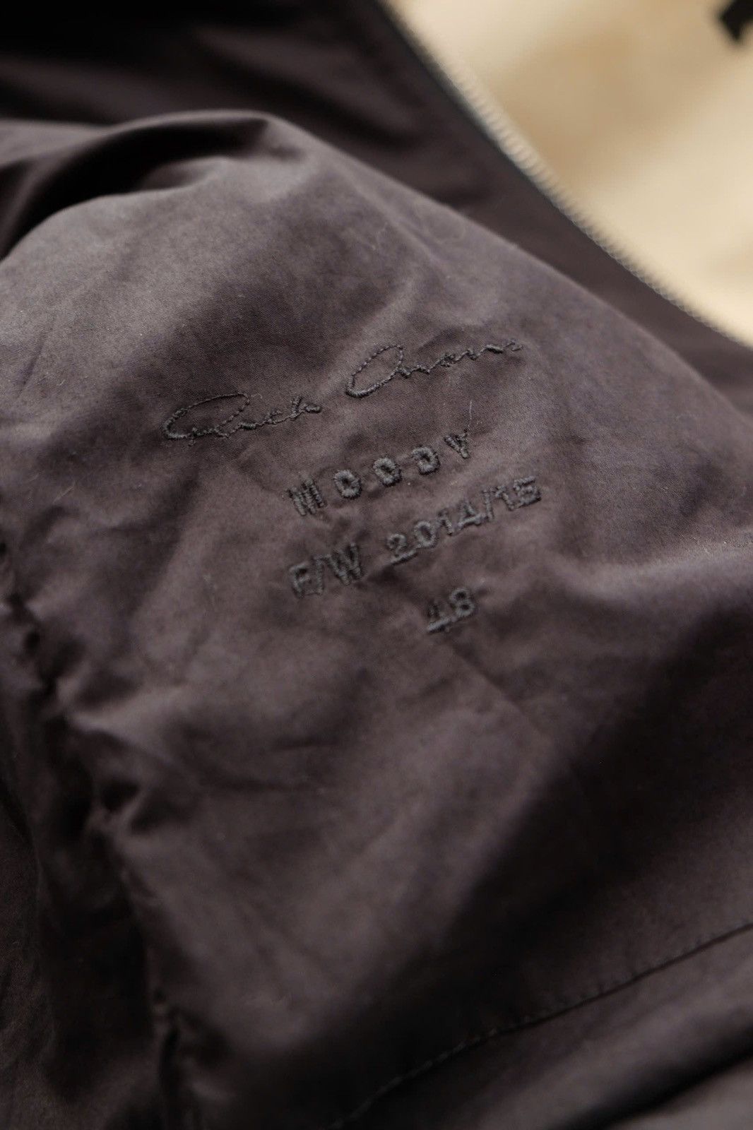 Rick Owens Steal ! Rick Owens FW14 Moody Archive Leather Jacket Size US M / EU 48-50 / 2 - 7 Thumbnail
