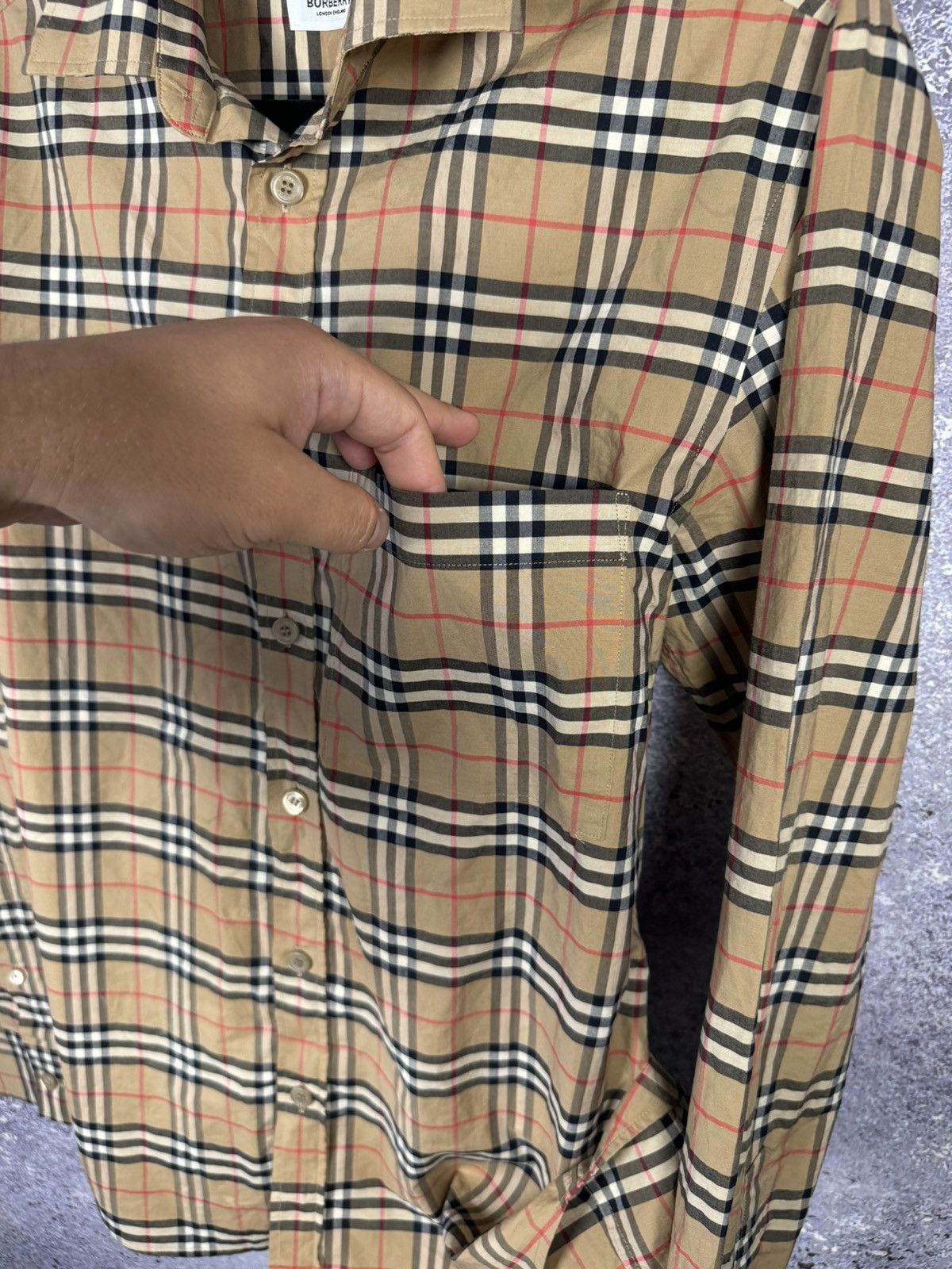 Burberry Burberry London Check Nova Shirt Long Sleeve Small Size US S / EU 44-46 / 1 - 13 Thumbnail