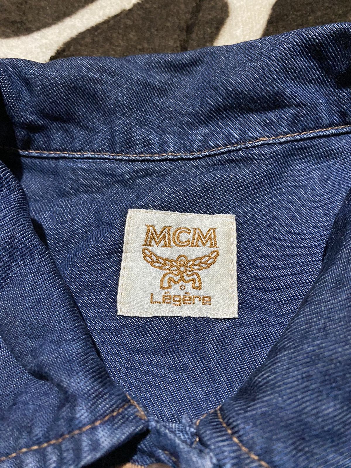 If Six Was Nine × Le Grande Bleu (L.G.B.) ❤️‍🔥MCM vintage jeans jacket❤️‍🔥 Size M / US 6-8 / IT 42-44 - 3 Thumbnail