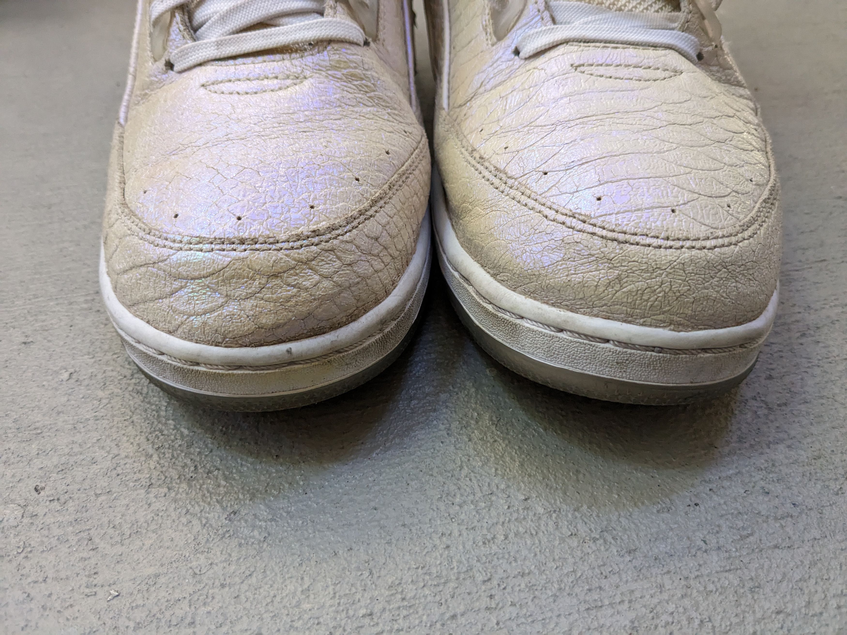 Jordan Brand × Nike Nike Air Python Premium Deluxe Pearl White 705066-101 Size US 12 / EU 45 - 2 Thumbnail