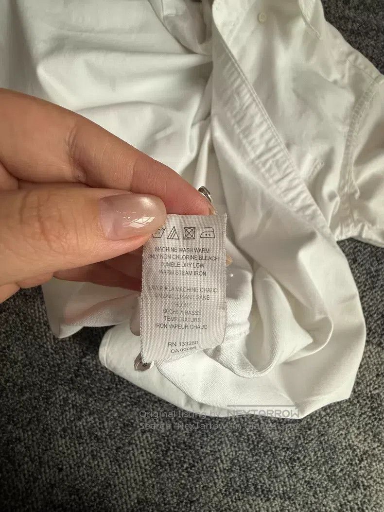 Thom Browne Thom Browne White Shirt Size US L / EU 52-54 / 3 - 5 Thumbnail