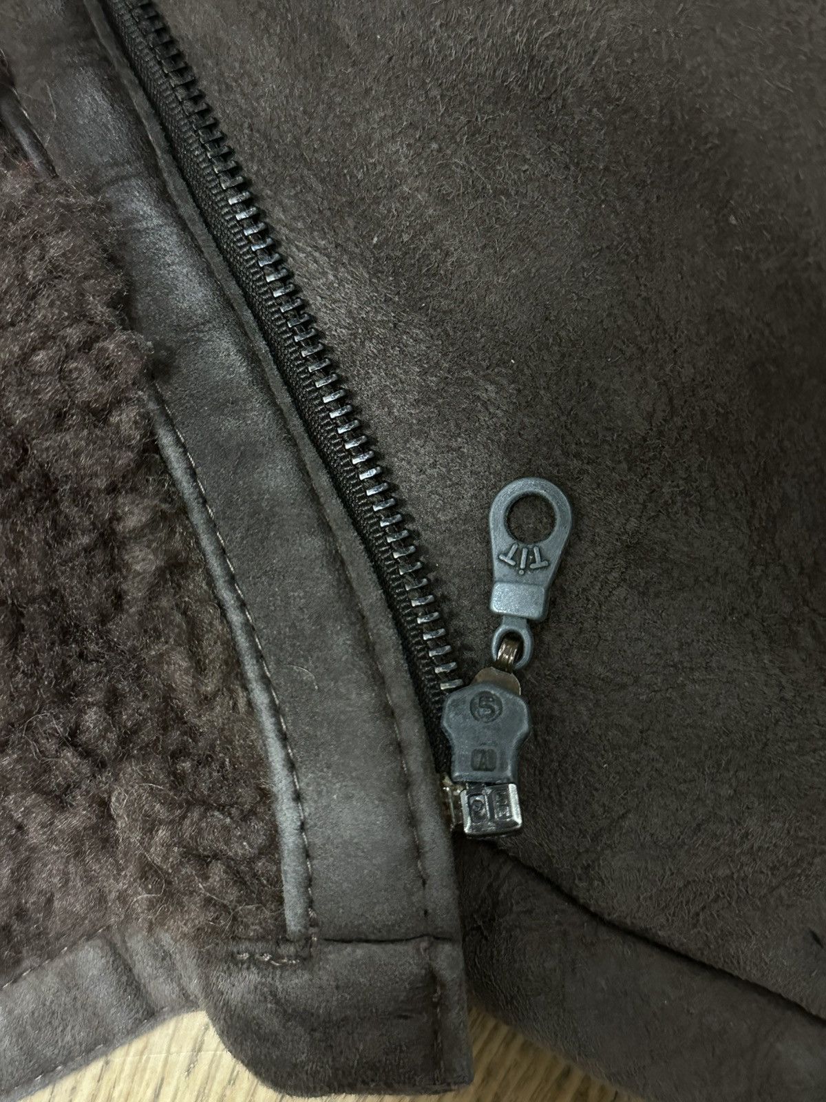 Vintage Vintage Women’s Shearling Bomber Jacket Size S Aviator Style Size S / US 4 / IT 40 - 11 Thumbnail