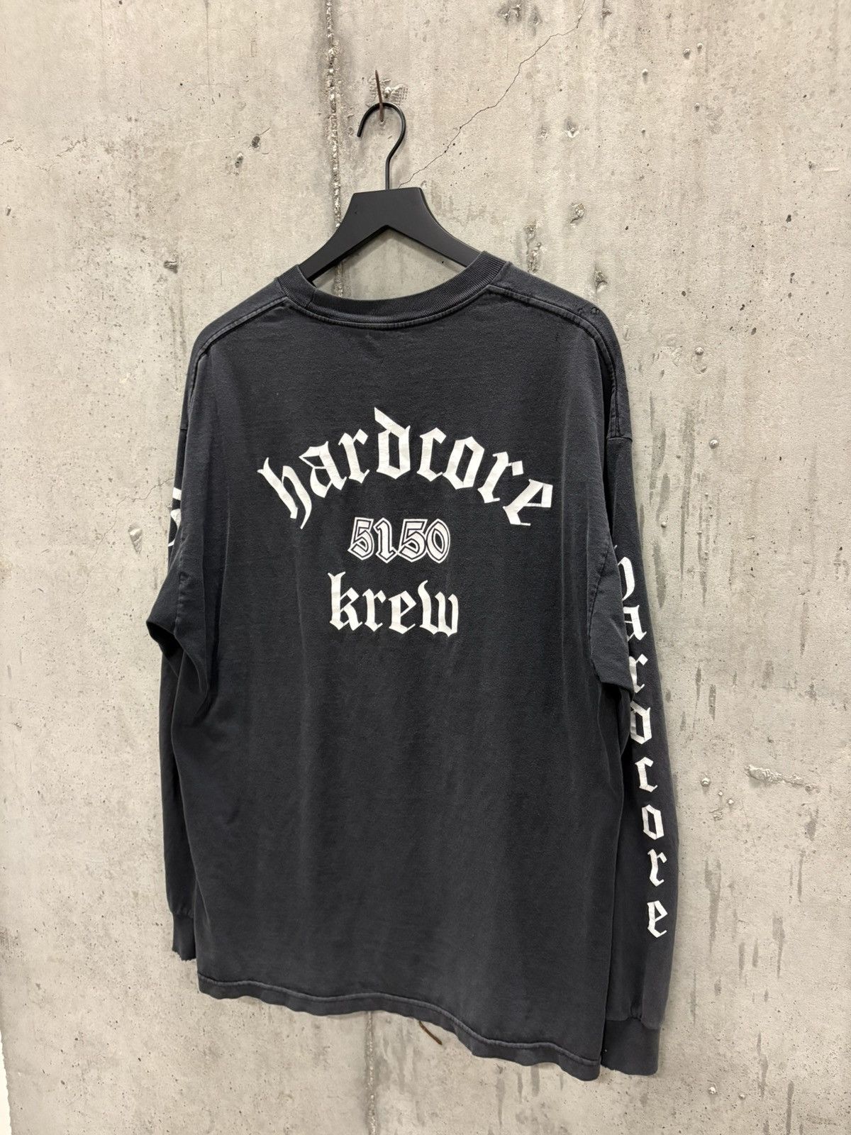 Band Tees Vintage Hardcore 5150 Shirt Thrashed Faded Grunge Band Size US XL / EU 56 / 4 - 4 Thumbnail