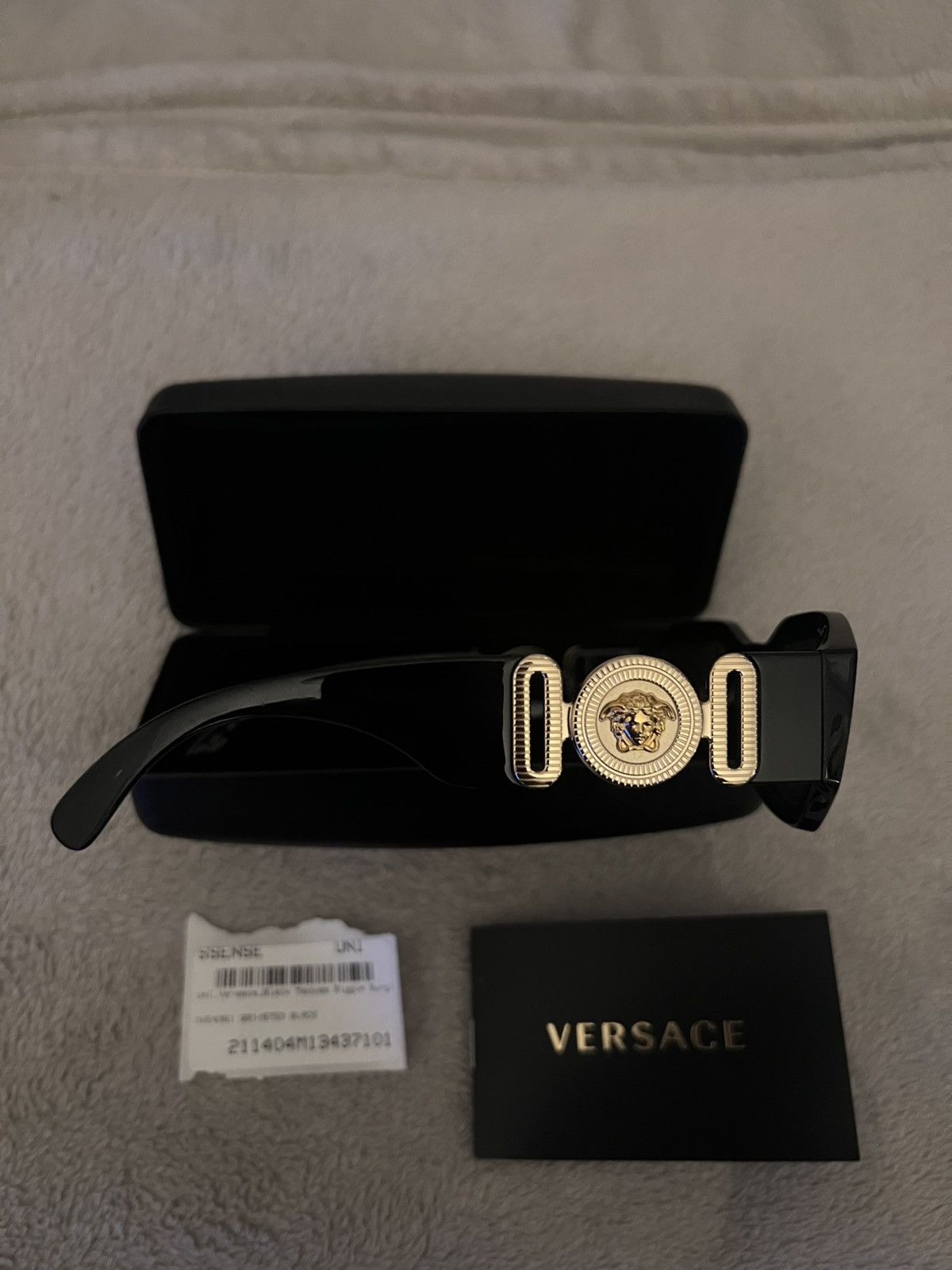 Versace Black Medusa Biggie Sunglasses Size ONE SIZE - 8 Thumbnail
