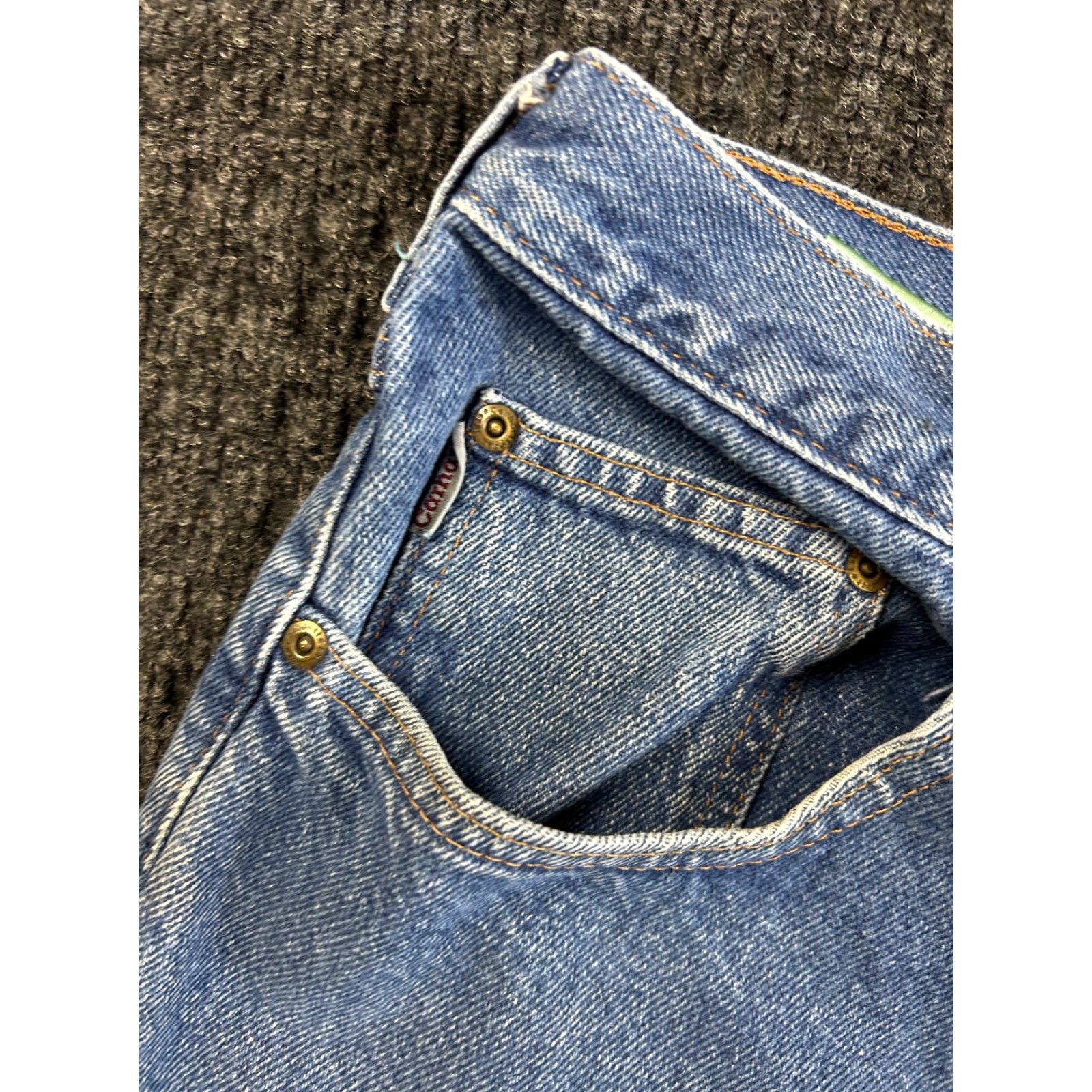 Carhartt VINTAGE Carhartt Jeans Relaxed Fit 38 x 30 Denim Blue 80s 90s Grunge Logo USA Men Jeans Size US 38 / EU 54 - 4 Thumbnail