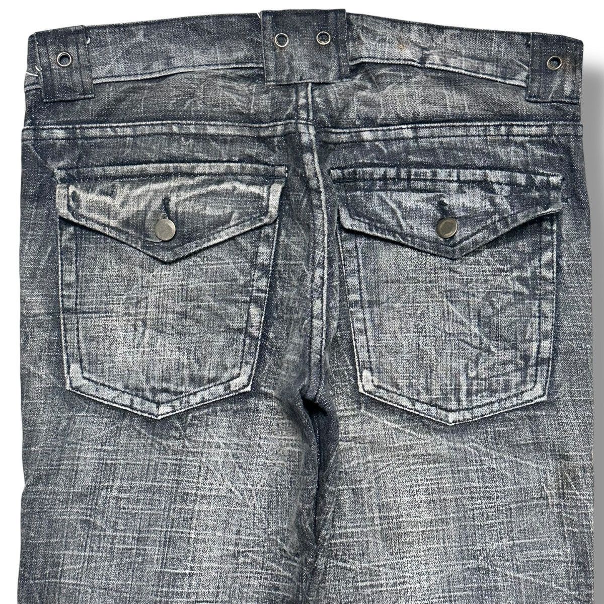 Vintage K.U.I. Cargo Jeans | Rare Japanese Streetwear | Flared Faded Size US 34 / EU 50 - 7 Thumbnail