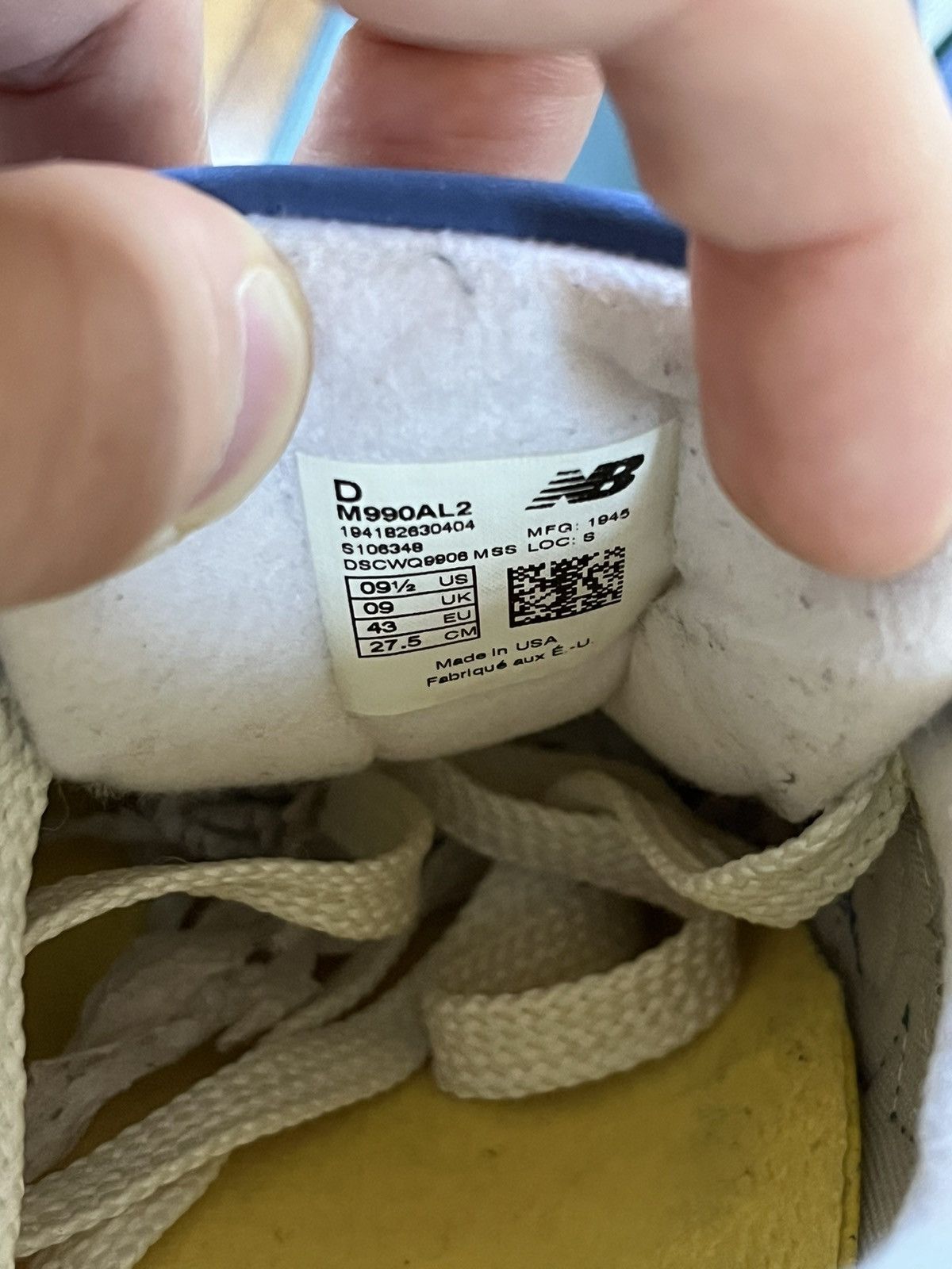 Aime Leon Dore × New Balance OG ALL Original release ALD 990v2 made in USA Size US 9.5 / EU 42-43 - 13 Thumbnail