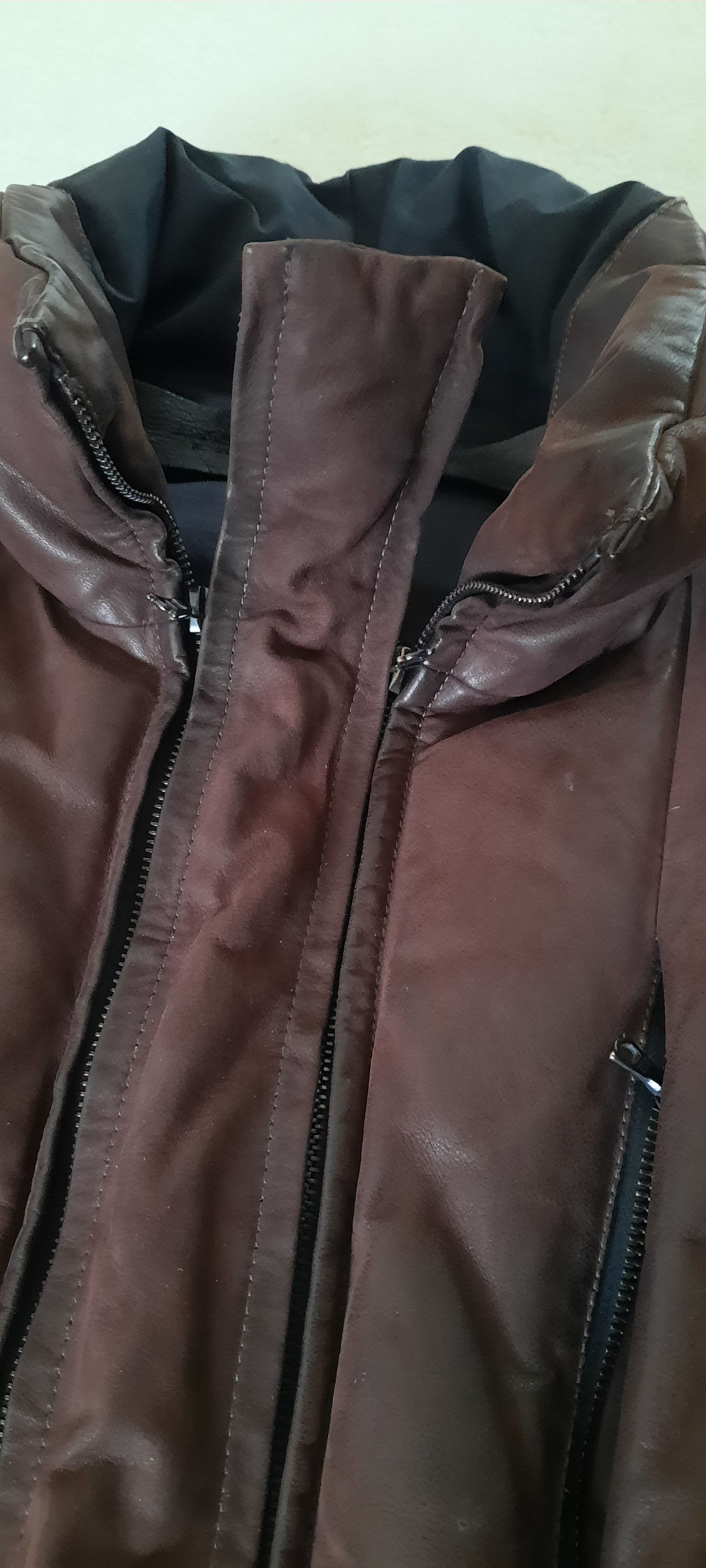 Isaac Sellam Experience ISAAC SELLAM EXPERIENCE Lederjacke mit Daunenfüllung Size US XL / EU 56 / 4 - 7 Thumbnail