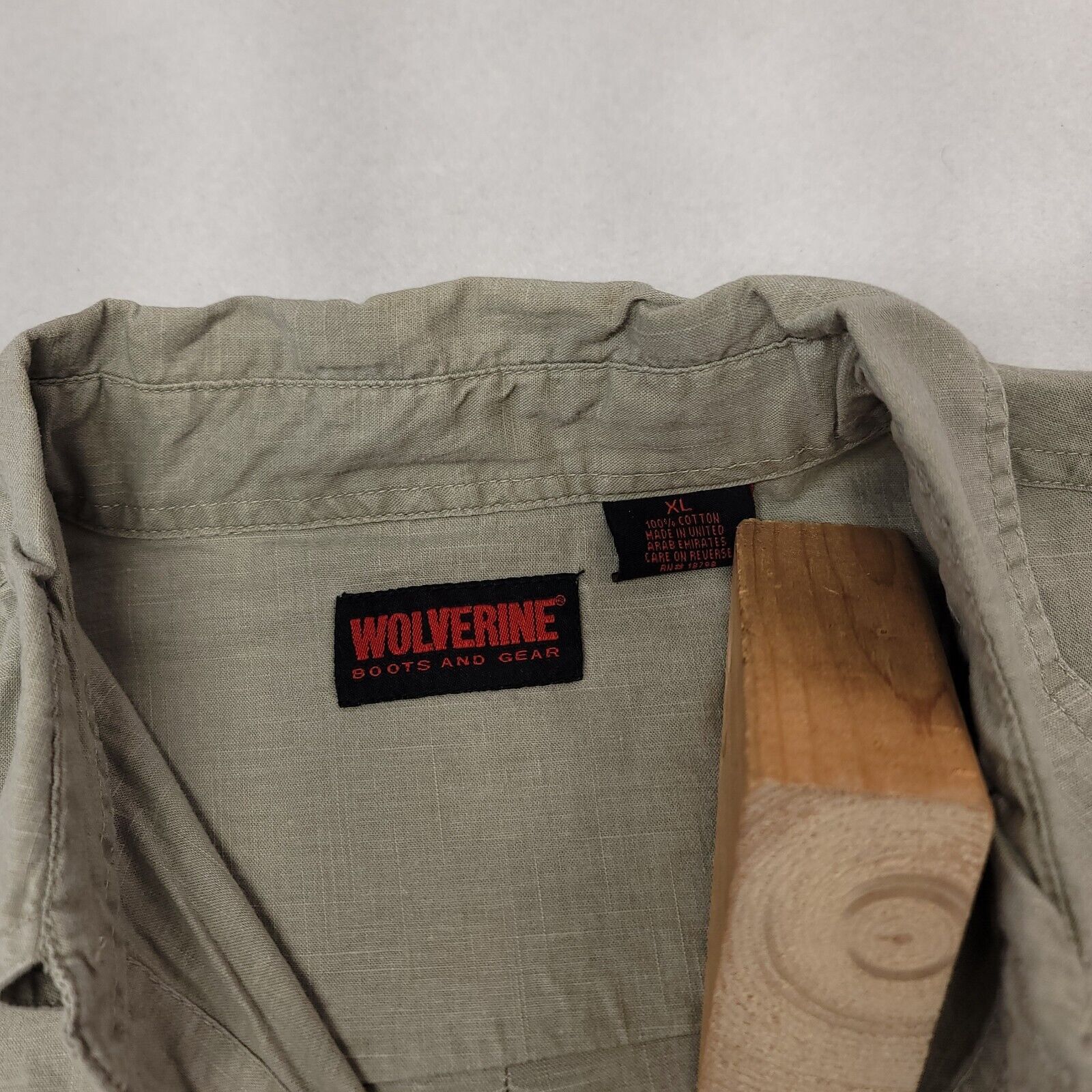 Wolverine Wolverine Casual Button Up Shirt Adult Mens Size XL Beige Size US XL / EU 56 / 4 - 3 Thumbnail