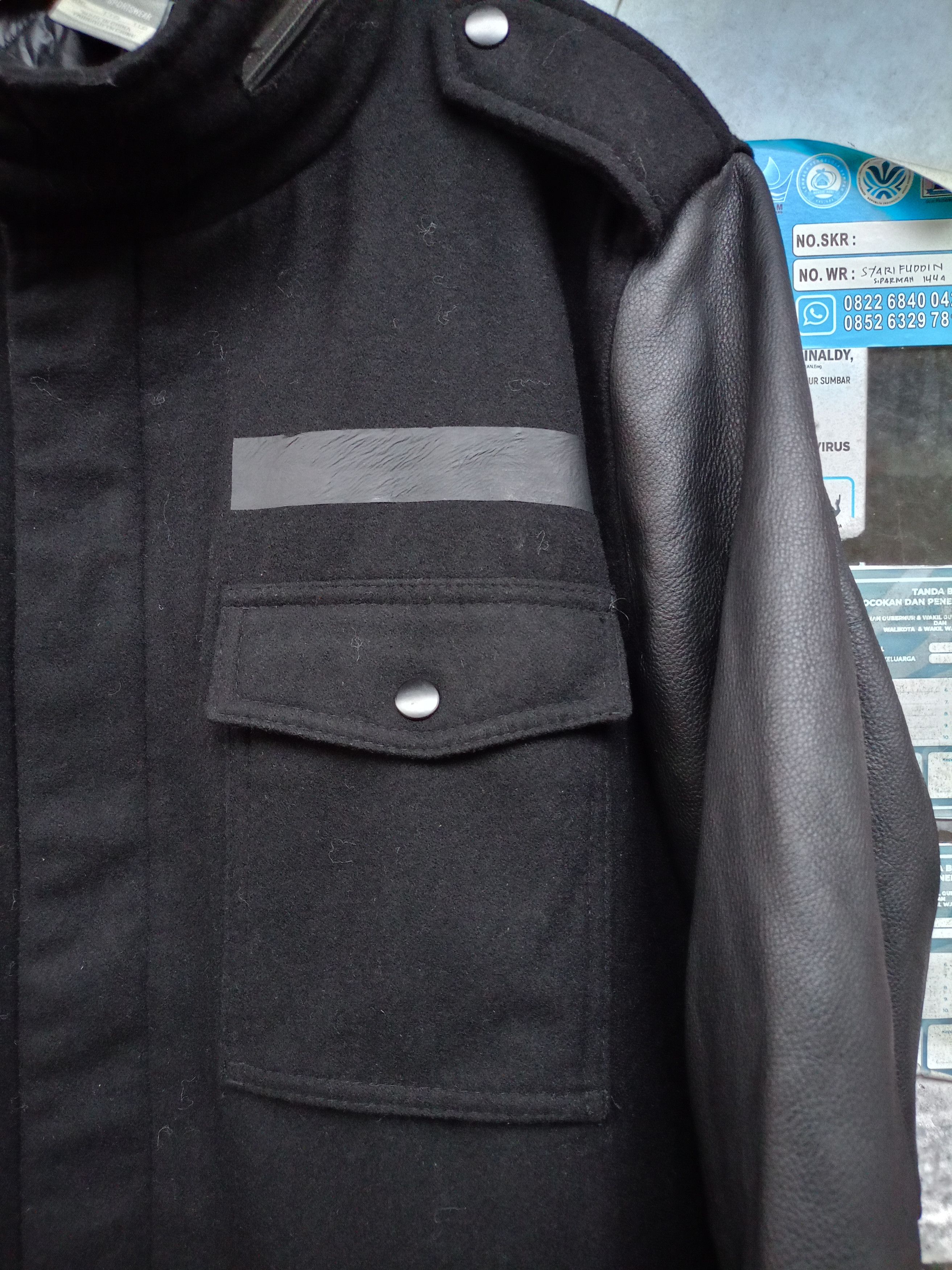 Nike Nike M 65 Leather sleeve Jacket Size US XXL / EU 58 / 5 - 2 Thumbnail