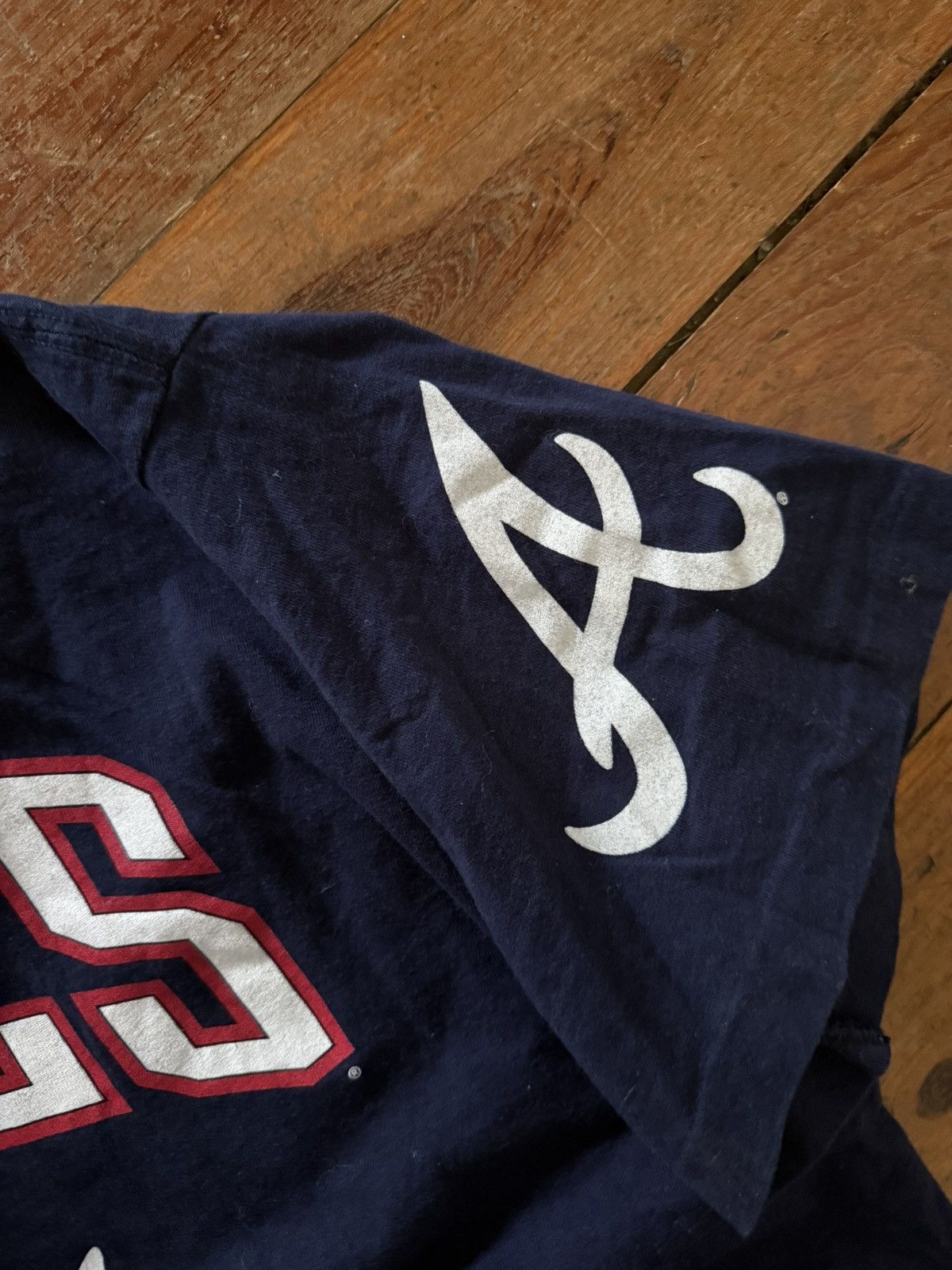 Vintage VINTAGE ATLANTA BRAVES LOGO TSHIRT Size US XL / EU 56 / 4 - 4 Thumbnail