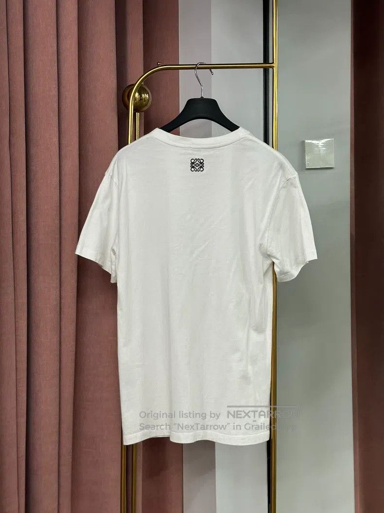Loewe Loewe White candle letter logo short-sleeve T-shirt Size XS / US 0-2 / IT 36-38 - 4 Thumbnail