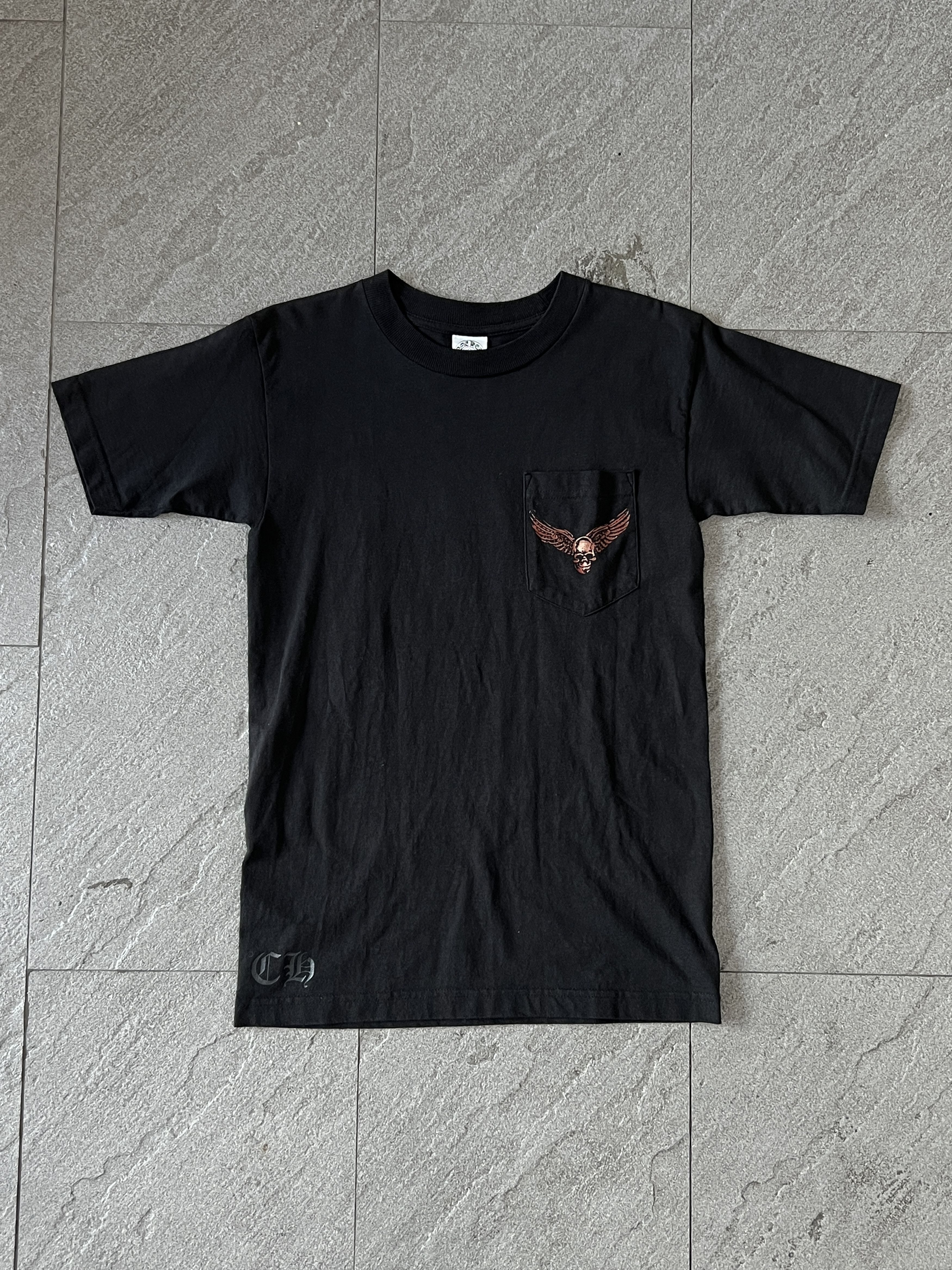 Chrome Hearts Chrome Hearts Winged Skull Pocket Tee Black S Size US S / EU 44-46 / 1 - 1 Thumbnail