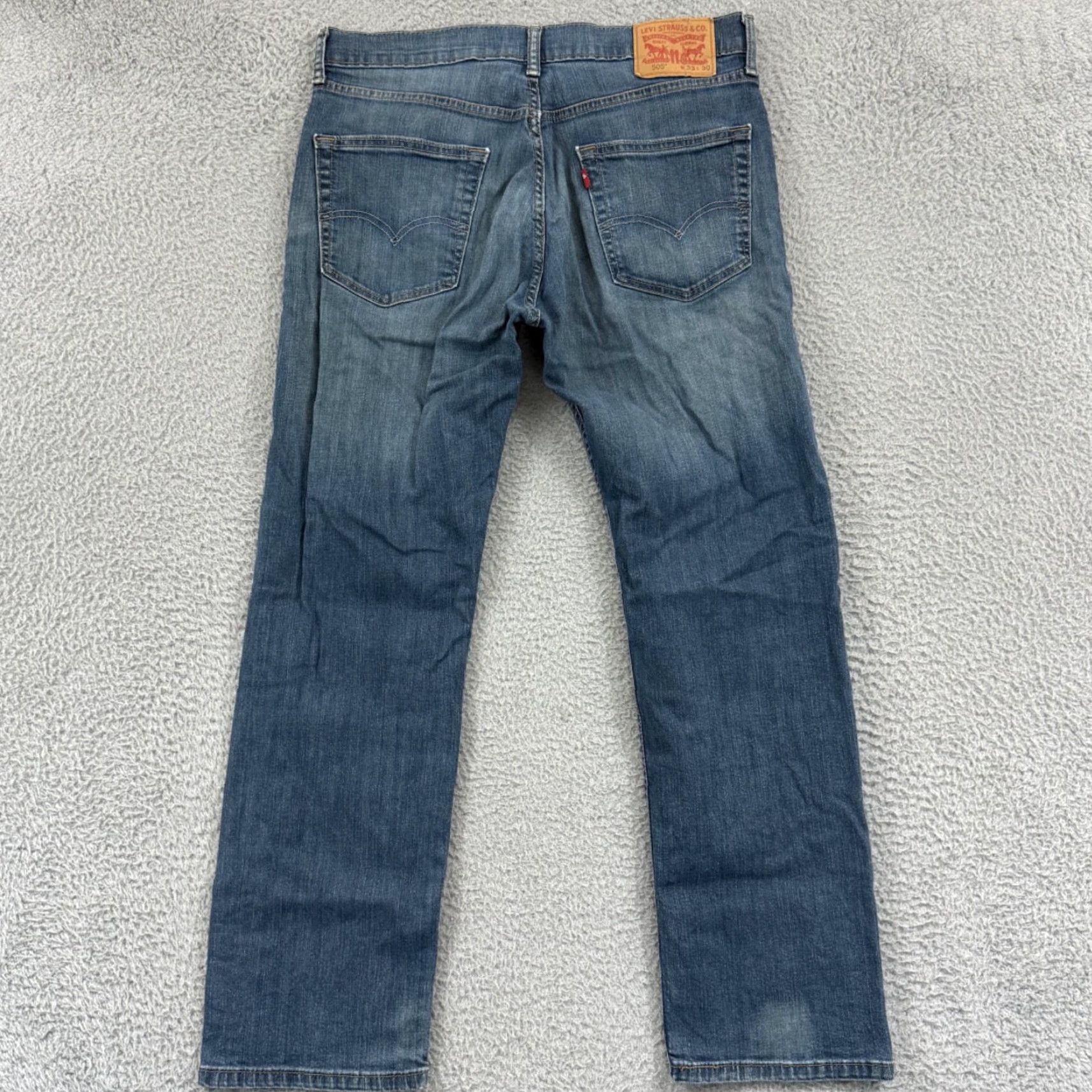 Levi's VINTAGE Levi's 505 Jeans 33x30 Blue Denim Regular Fit Straight Leg USA Y2K Men Size US 33 - 5 Thumbnail