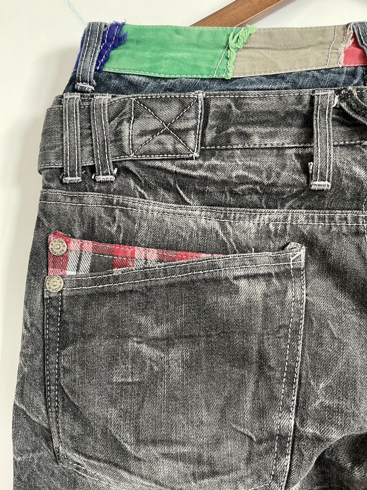 Vintage VINTAGE🔥🔥PATINA SKATEGANG DOUBLE WAIST WASHED BLACK 32X28 Size US 32 / EU 48 - 13 Thumbnail
