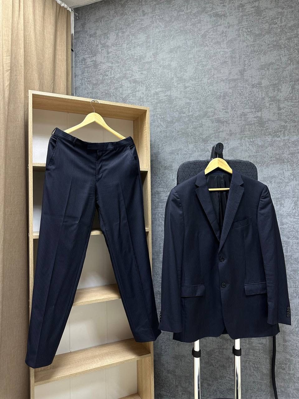 Vintage × Z Zegna Vintage Costume Pants And Blazer Z Zegna Suit Blue Size 38R - 5 Thumbnail