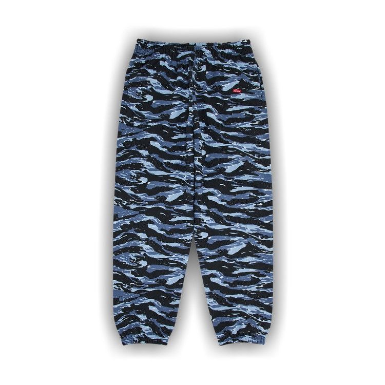 Supreme Supreme Small Box Sweatpants (FW24) Blue Tiger Camo Size US 34 / EU 50 - 1 Thumbnail