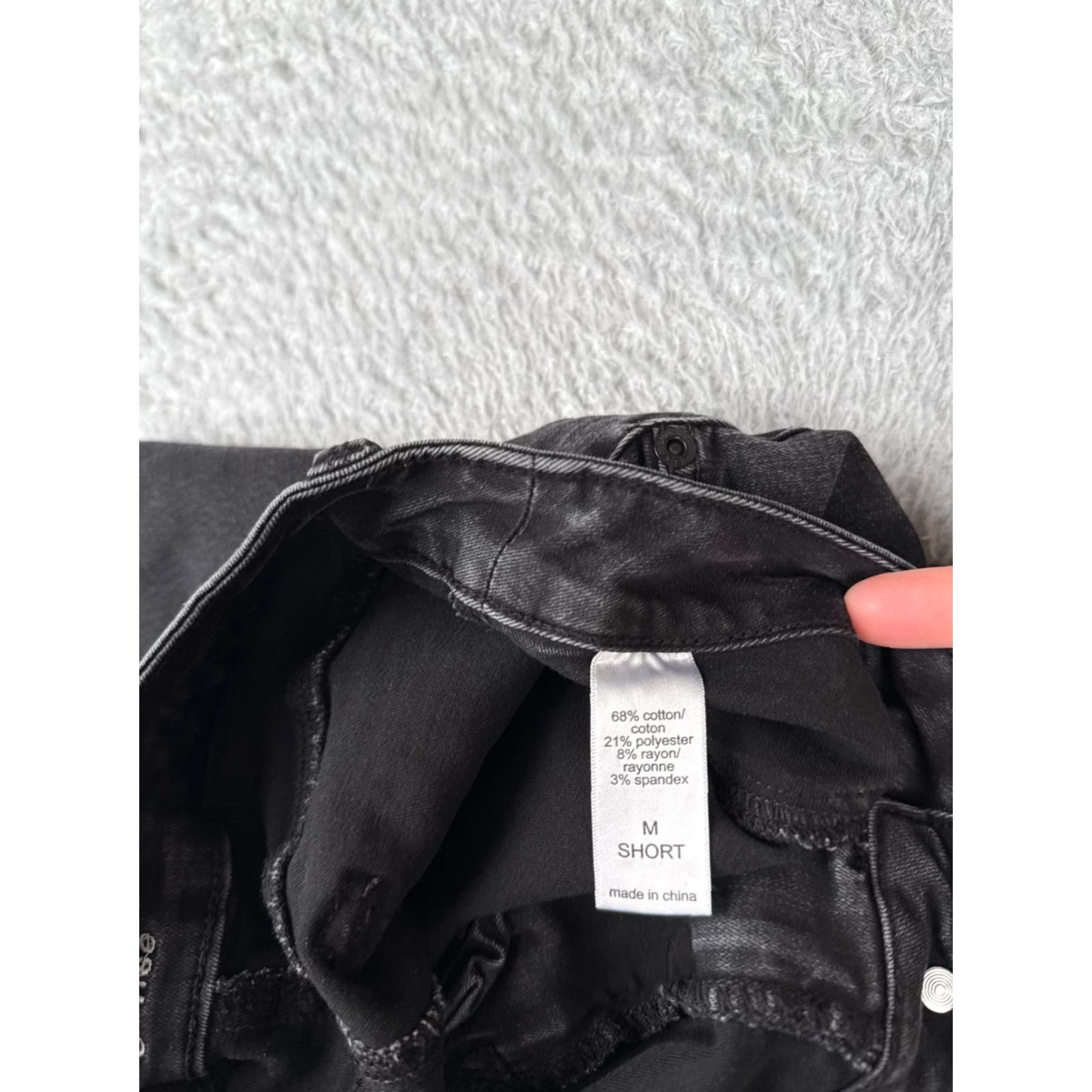 Vintage Maurices Jeans Womens Slim Skinny Mid Rise Black Cotton Blend 27x26 5-Pocket Denim Size 27" / US 4 / IT 40 - 7 Thumbnail